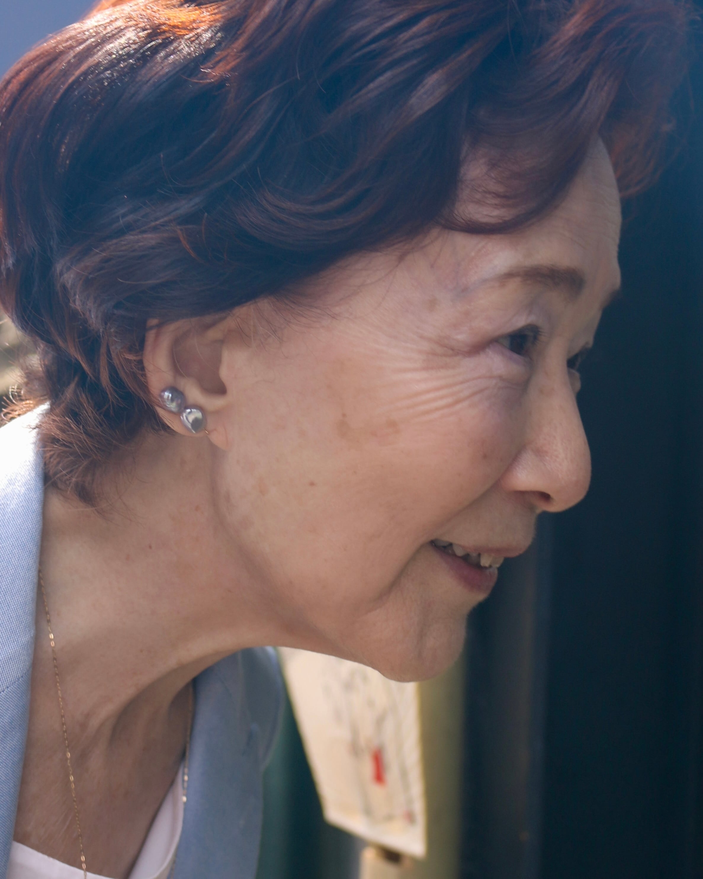 Wパールロングイヤークリップ