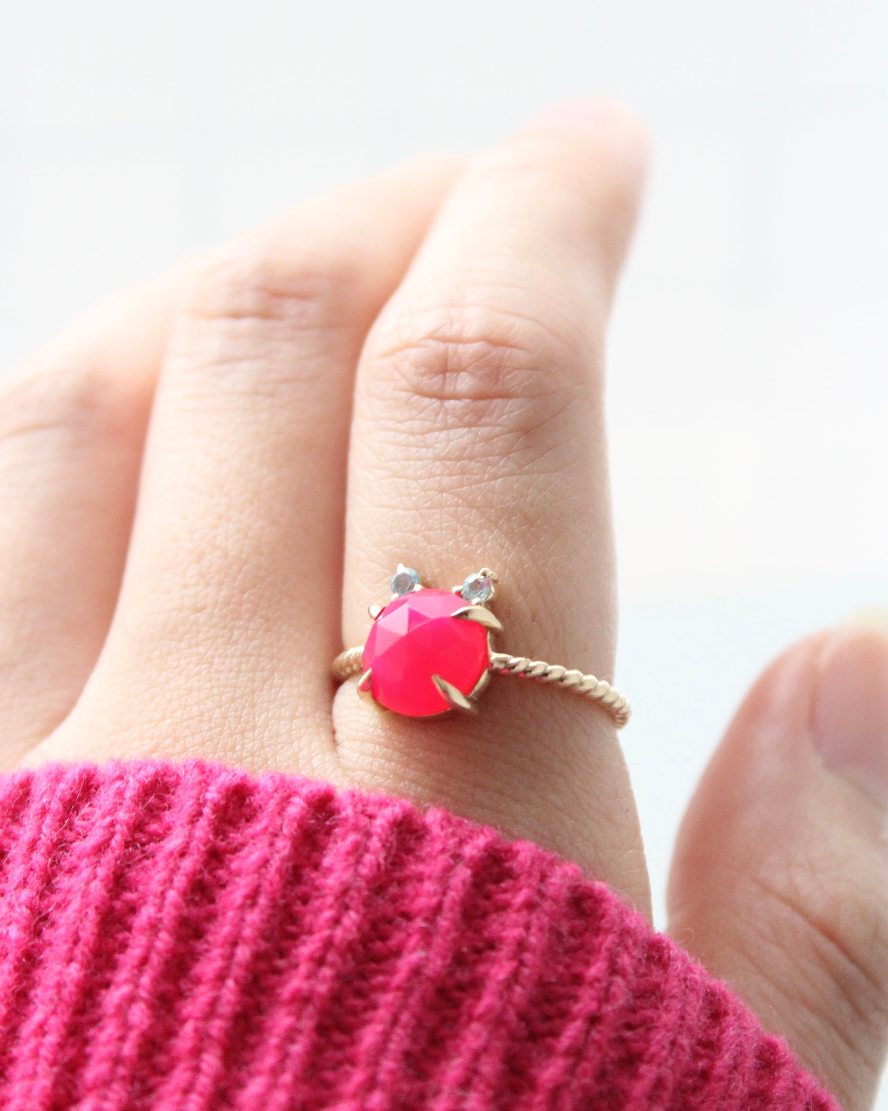 【K10】Twist ring “CAT” シャローズヴィフ