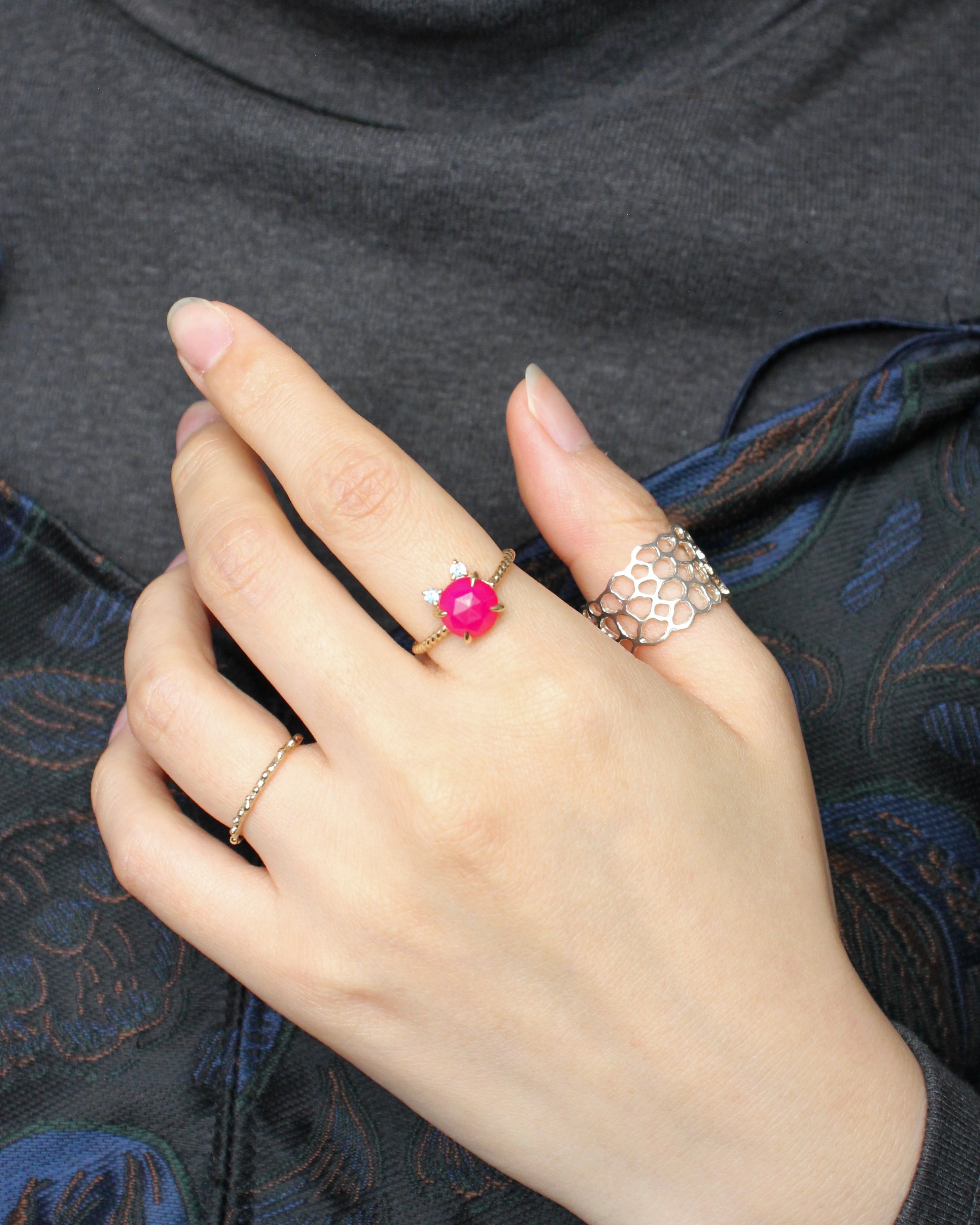 【K10】Twist ring “CAT” シャローズヴィフ