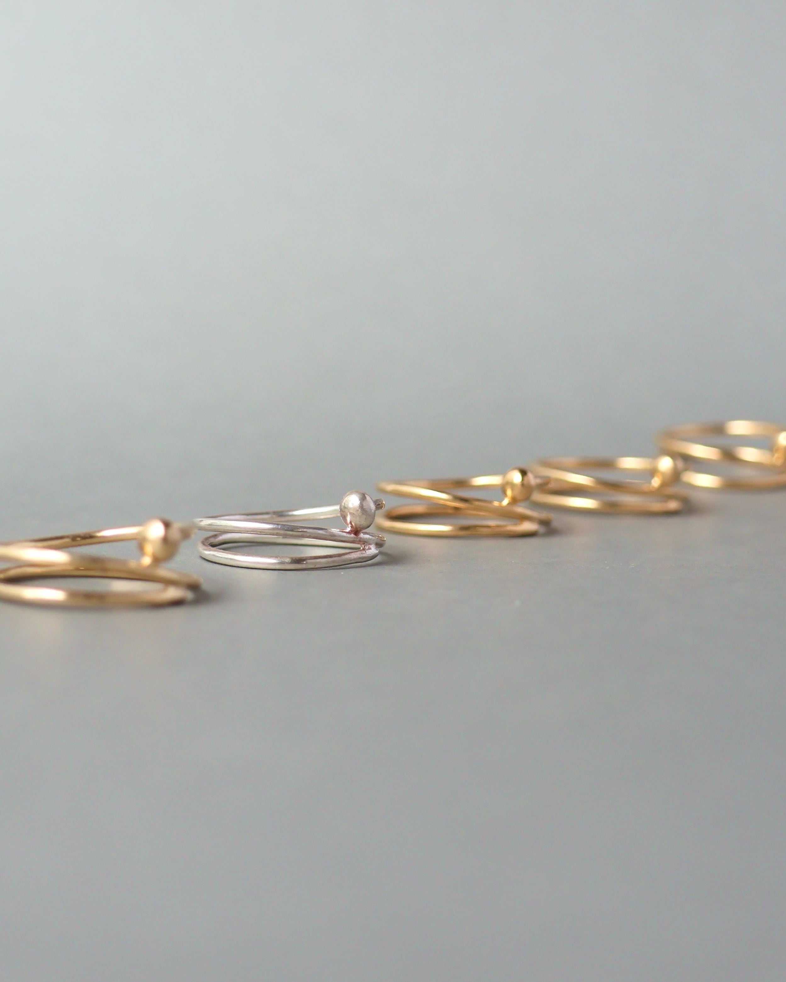 エノキタケスパイラルリング