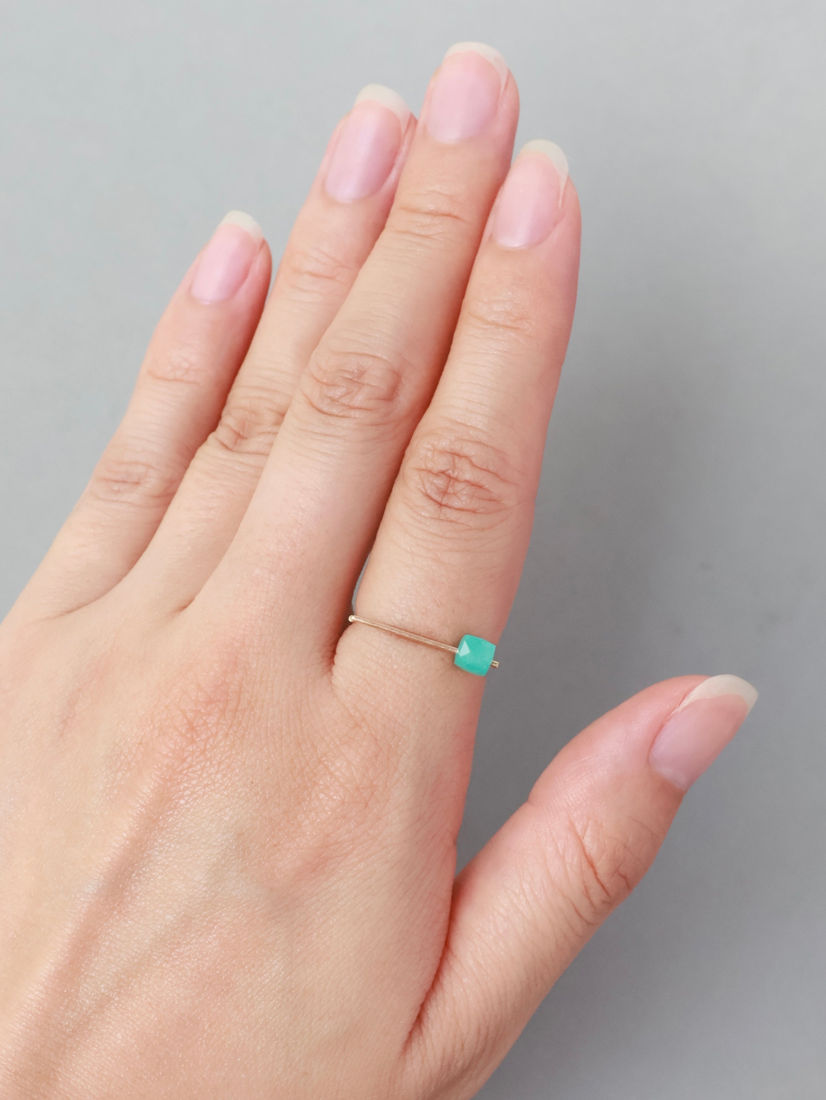 【8月限定】D ring “emerald sea”