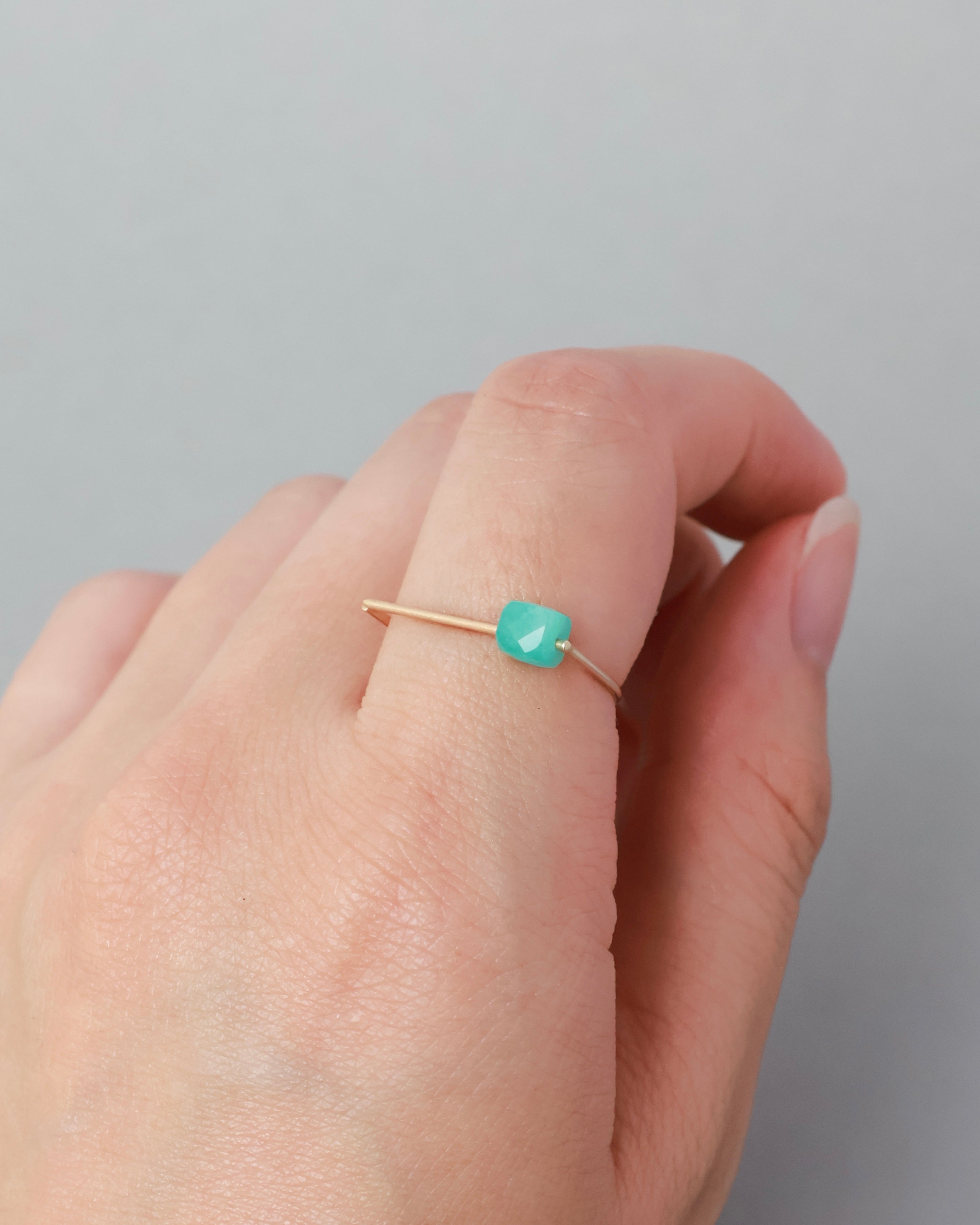 【8月限定】D ring “emerald sea”
