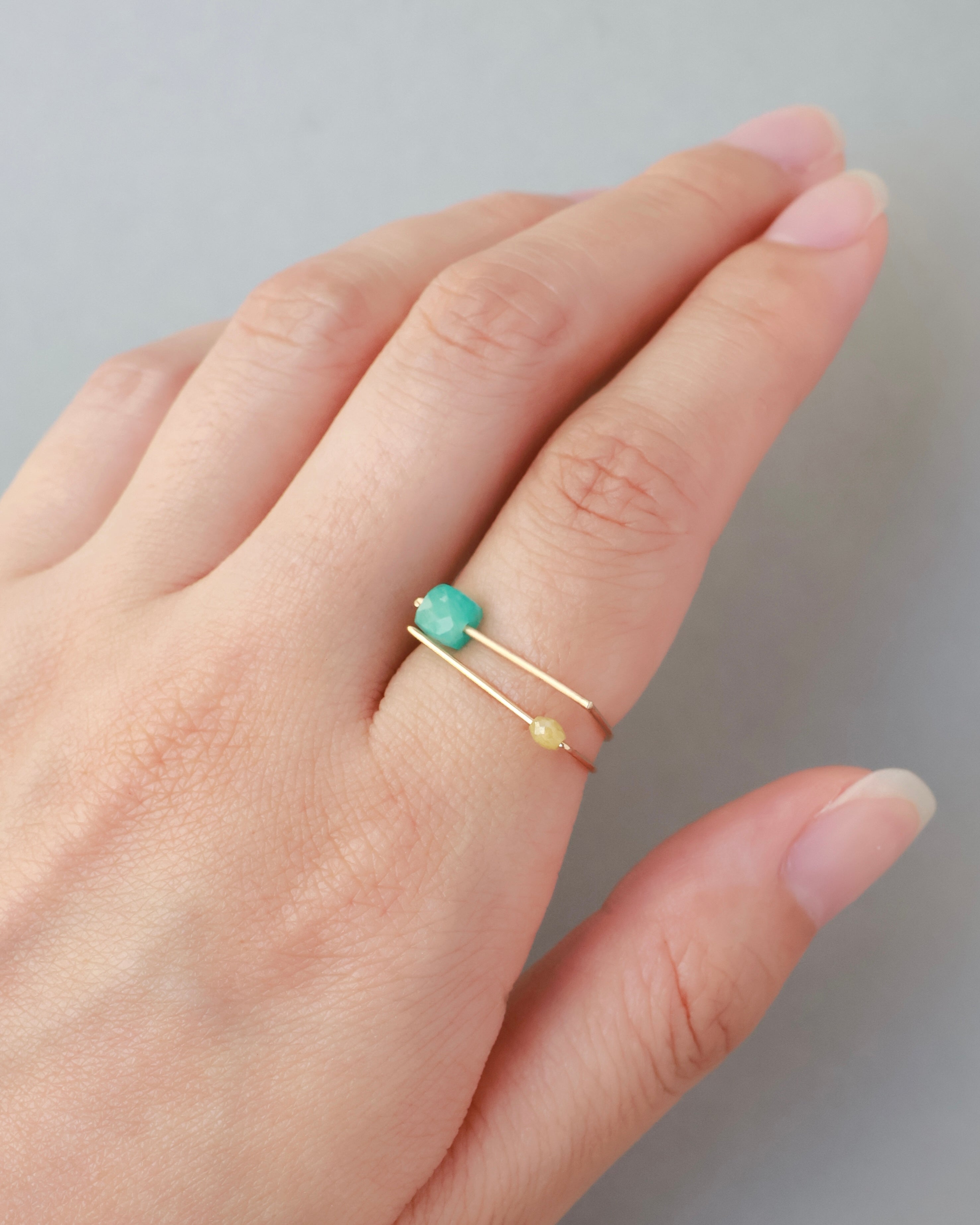【8月限定】D ring “emerald sea”