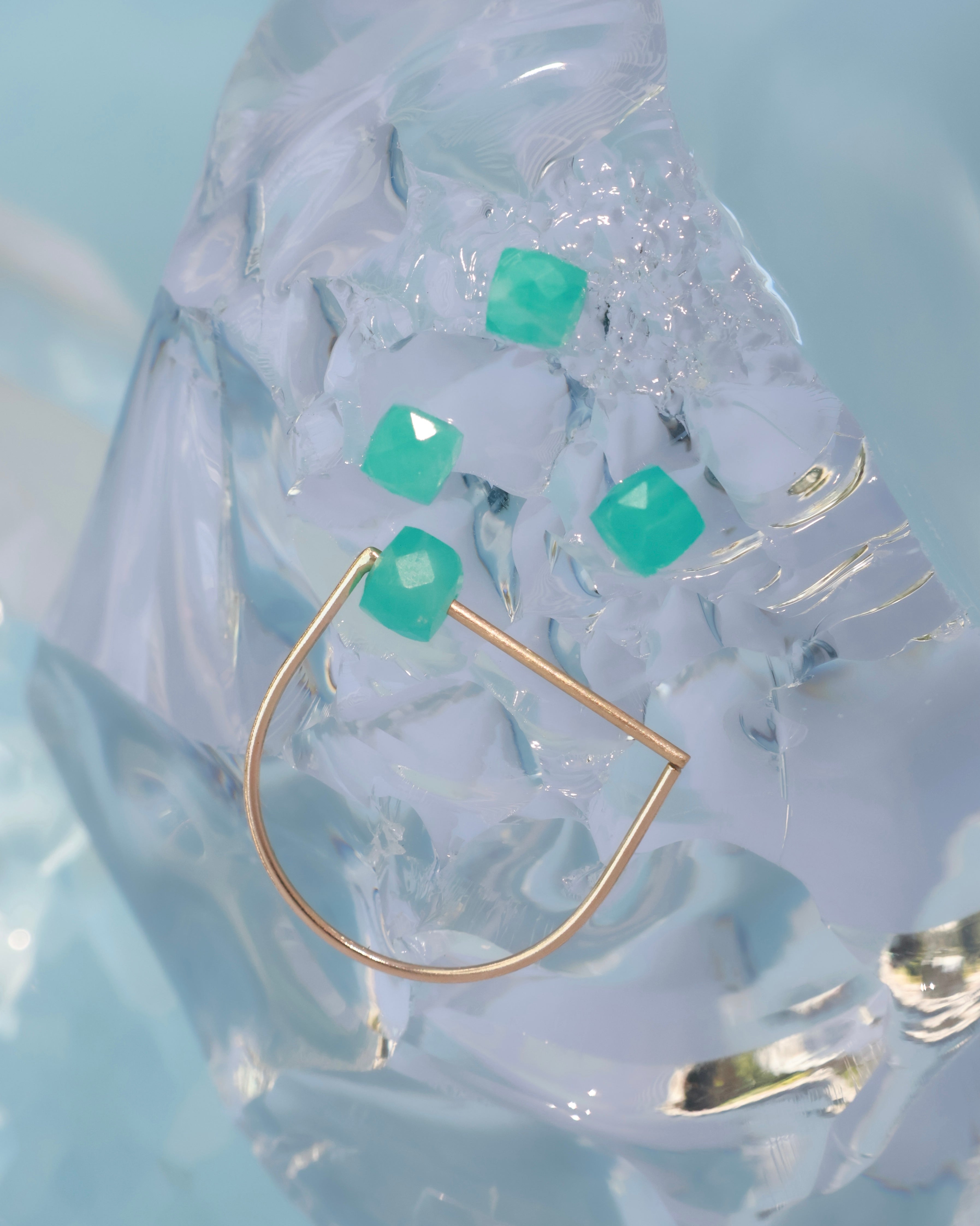 【8月限定】D ring “emerald sea”