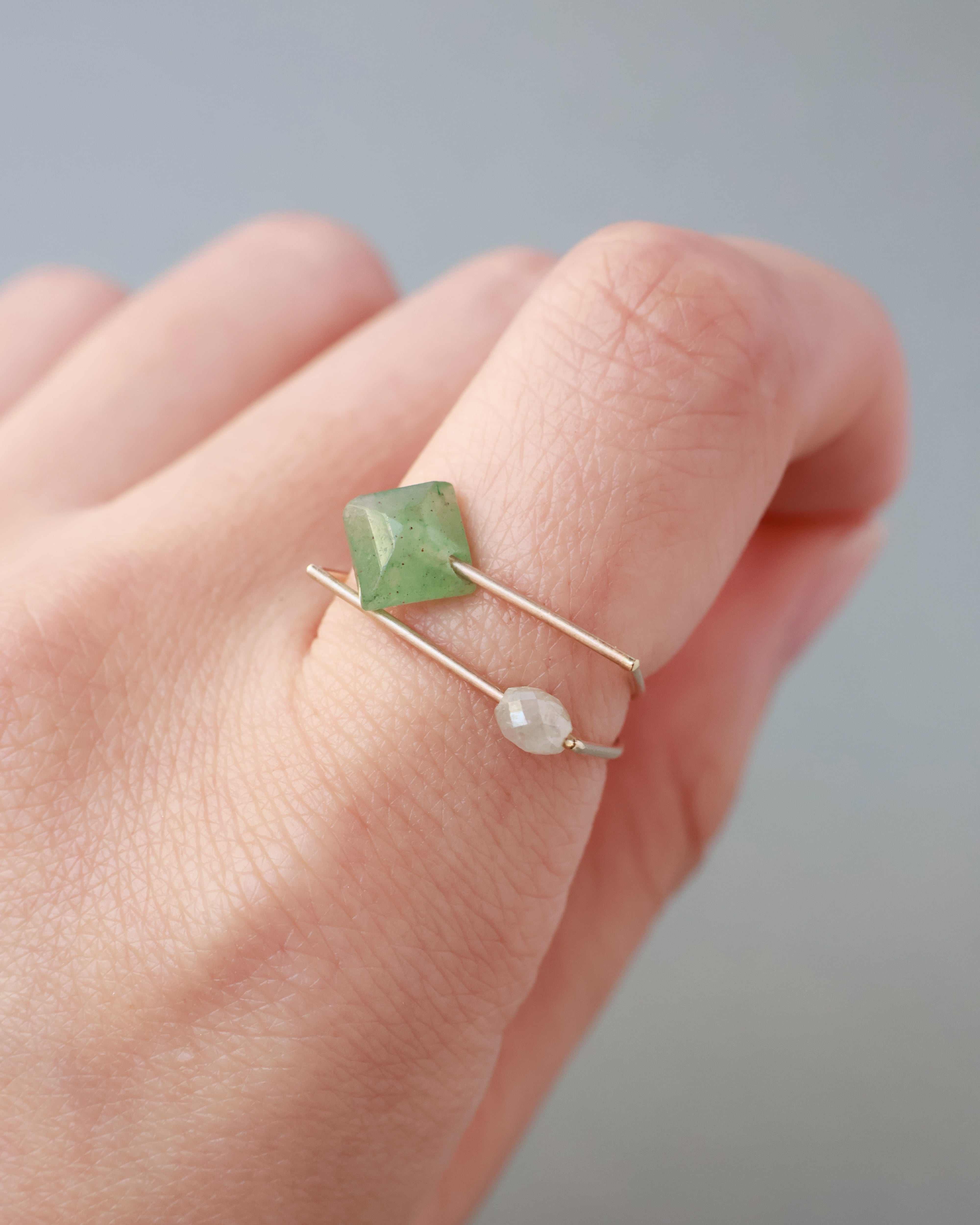 【2025年4月限定】D ring “Lucky Clover”