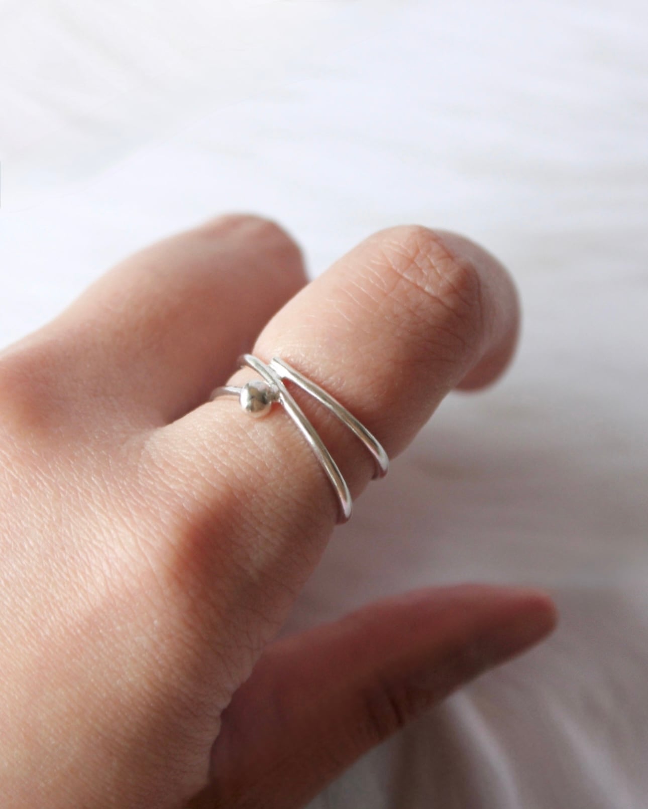 エノキタケスパイラルリング