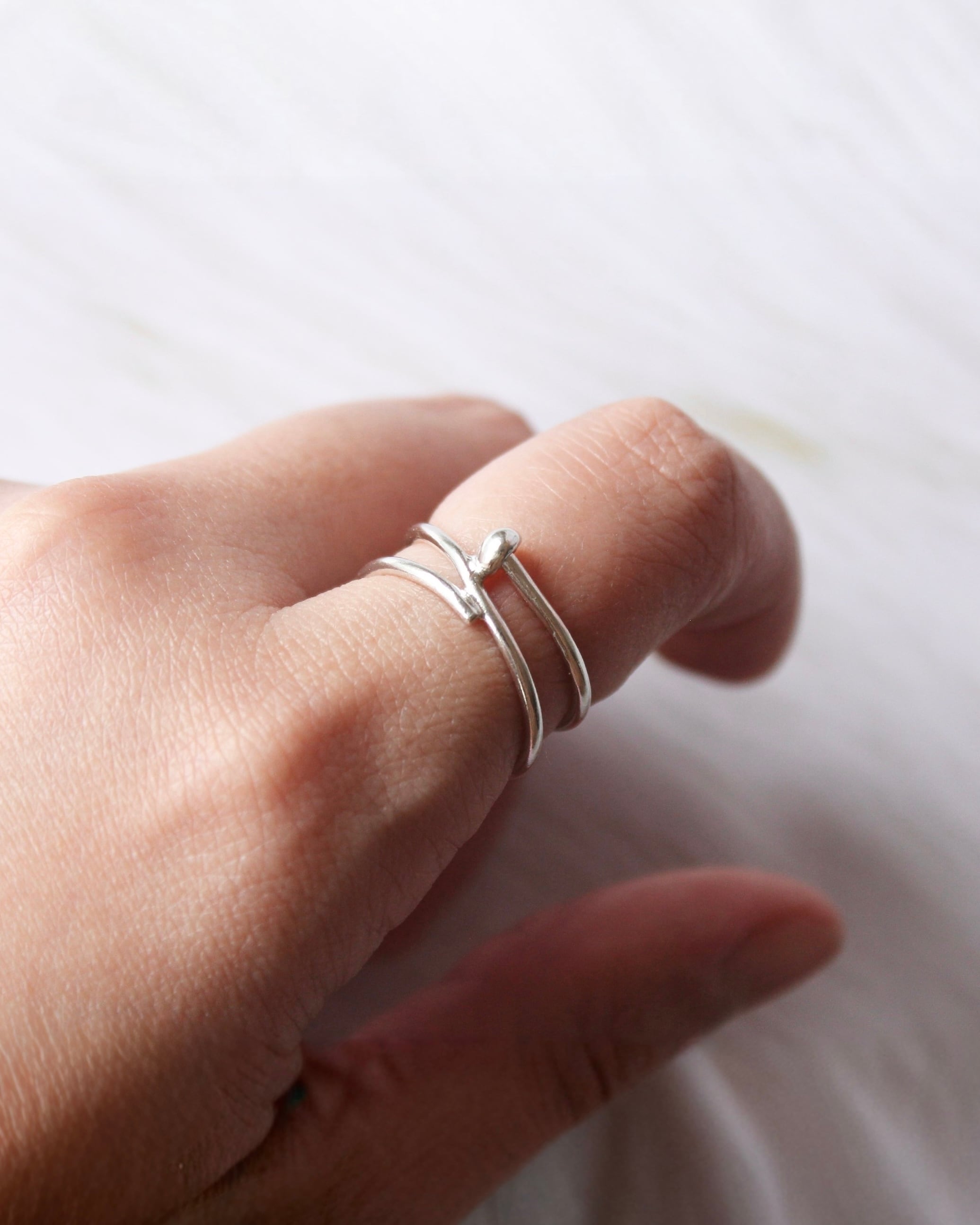 エノキタケスパイラルリング