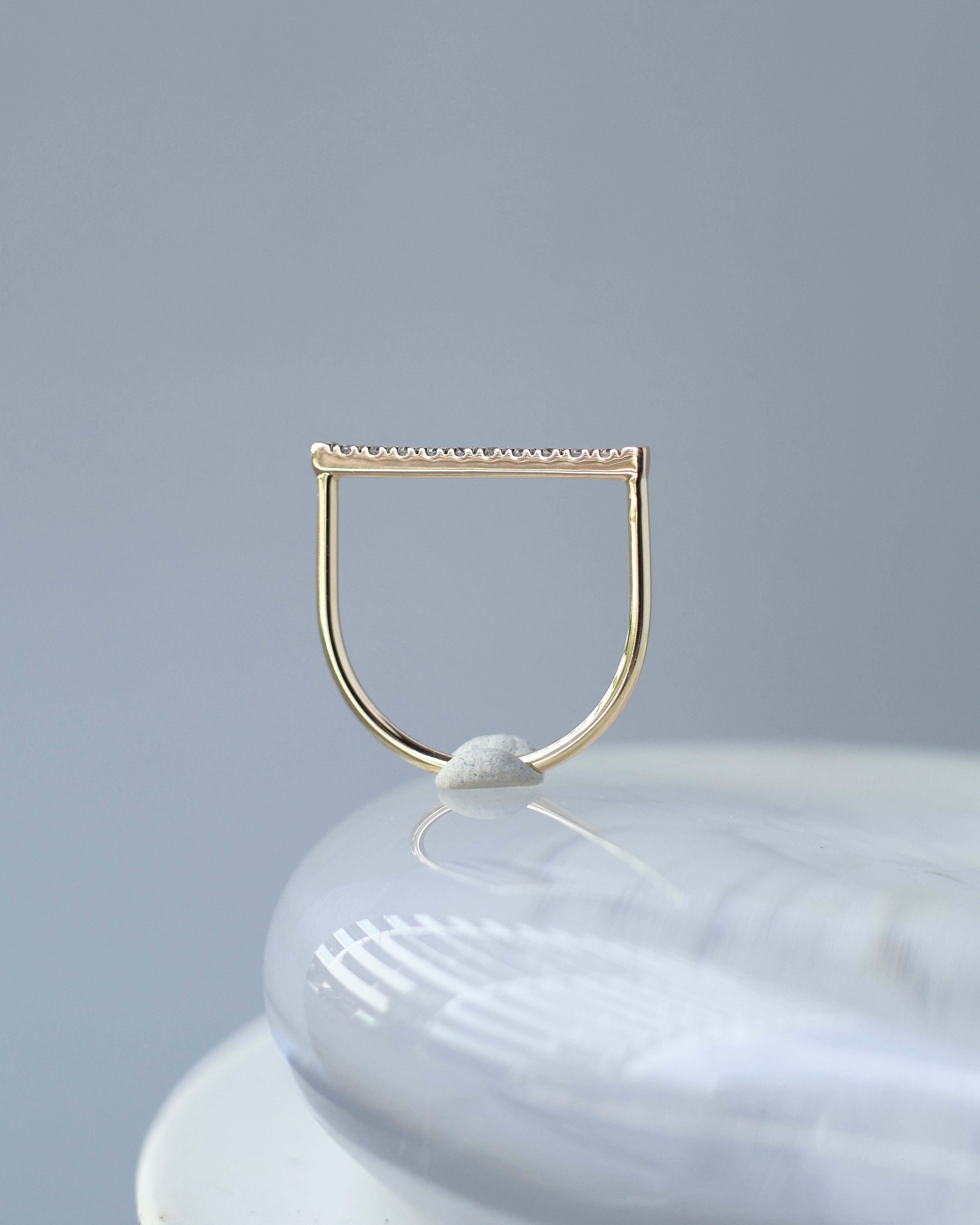 ピンキー steps D ring “milkyway”