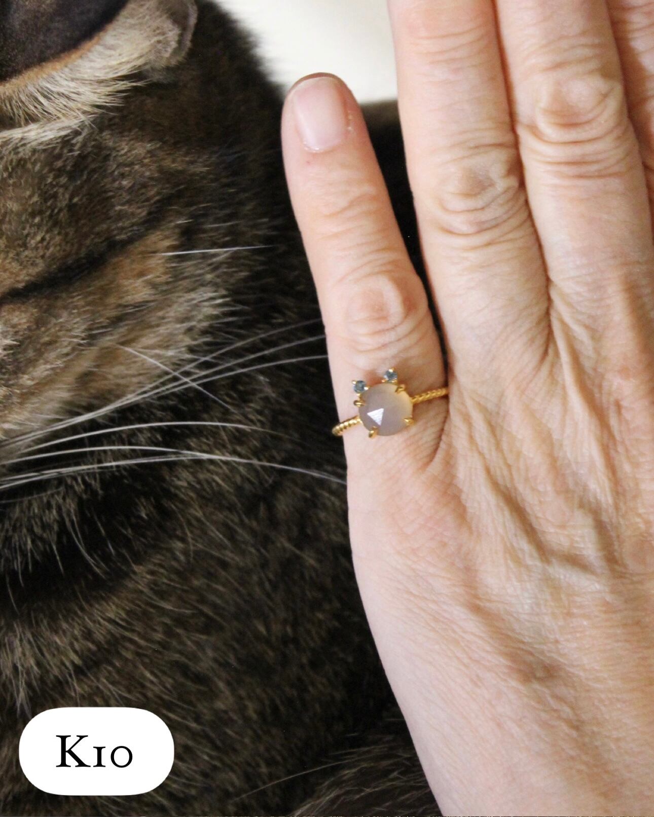 【K10】Twist ring “CAT” シャグリーズ