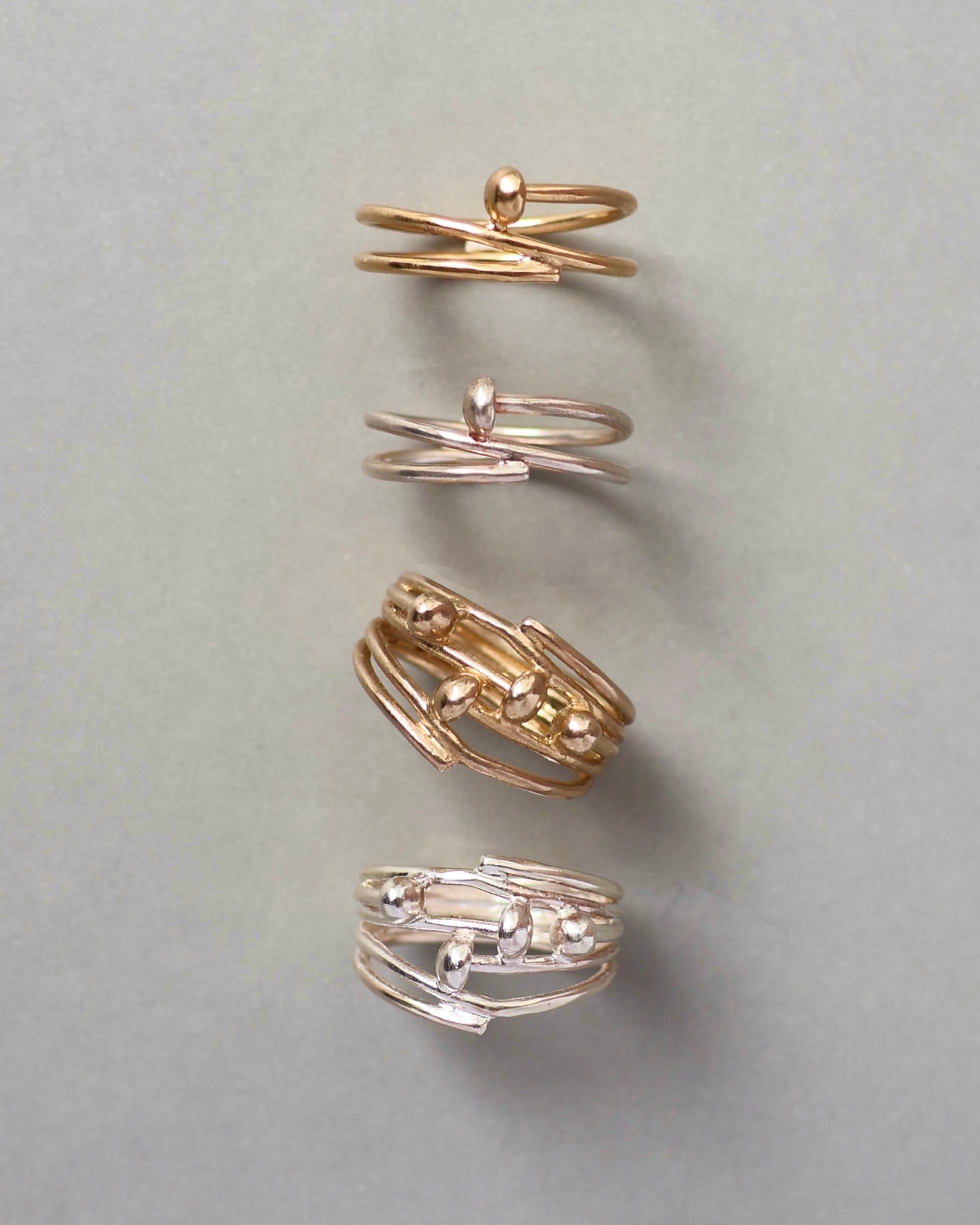 エノキタケスパイラルリング