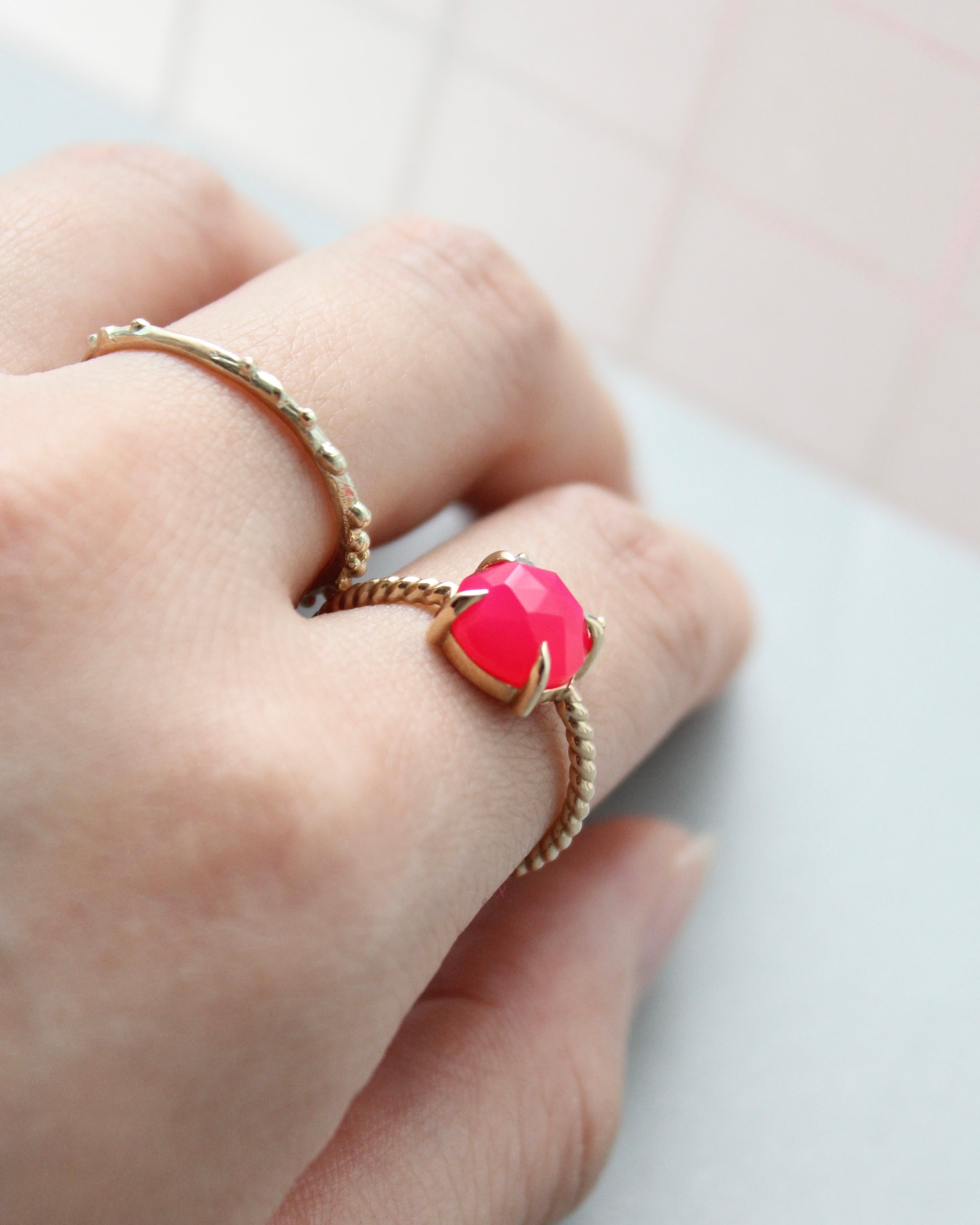 【K10】Twist ring “CAT” シャローズヴィフ