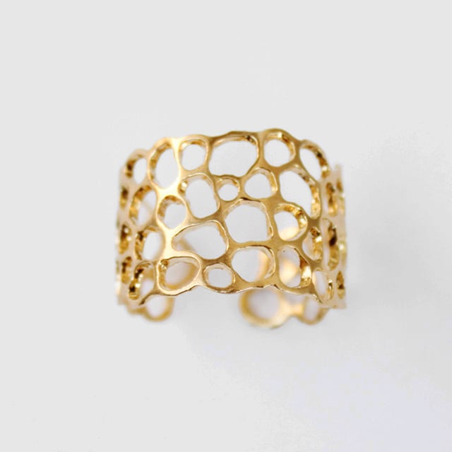 キヌガサタケ幅広リング