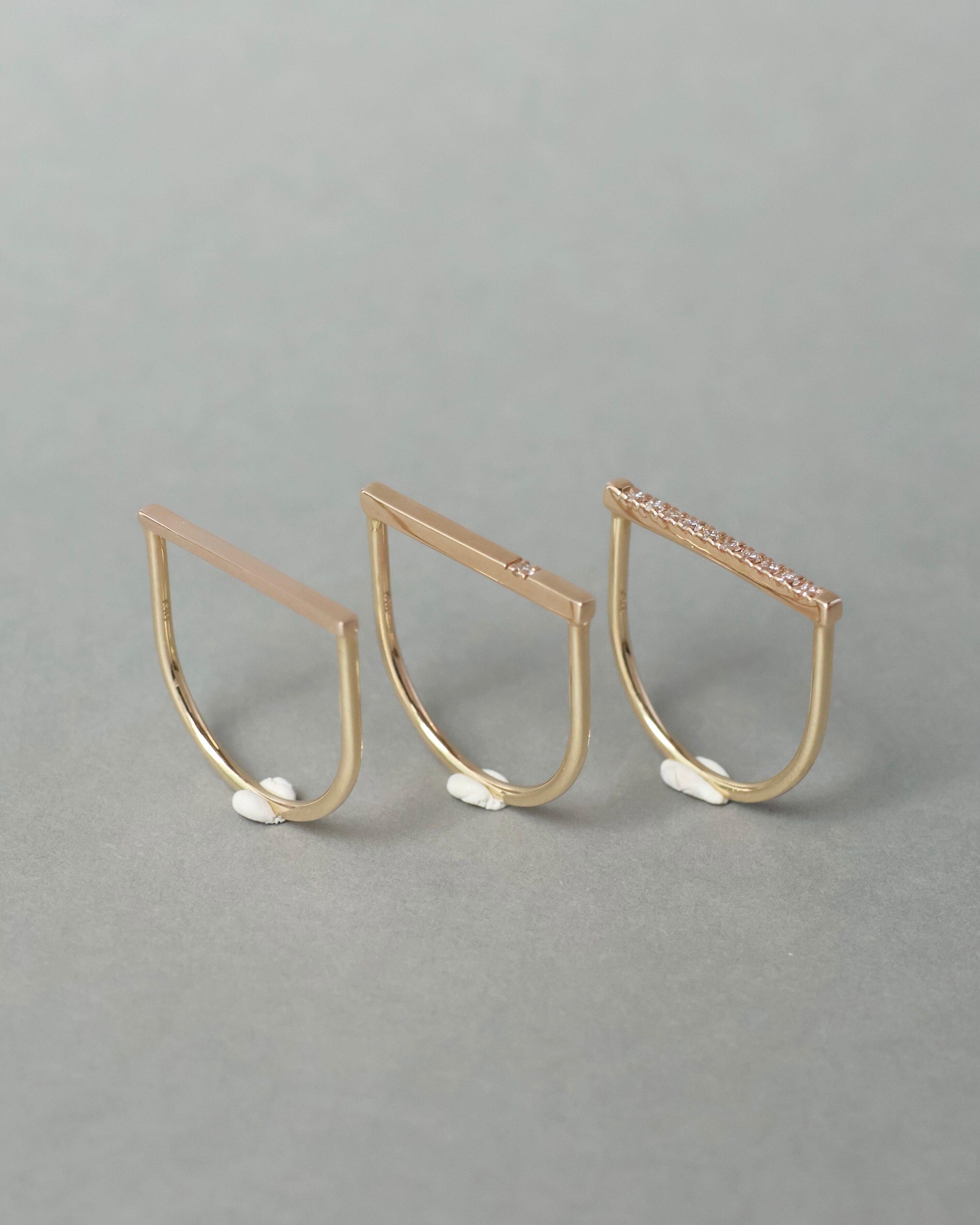 ピンキー steps D ring “milkyway”