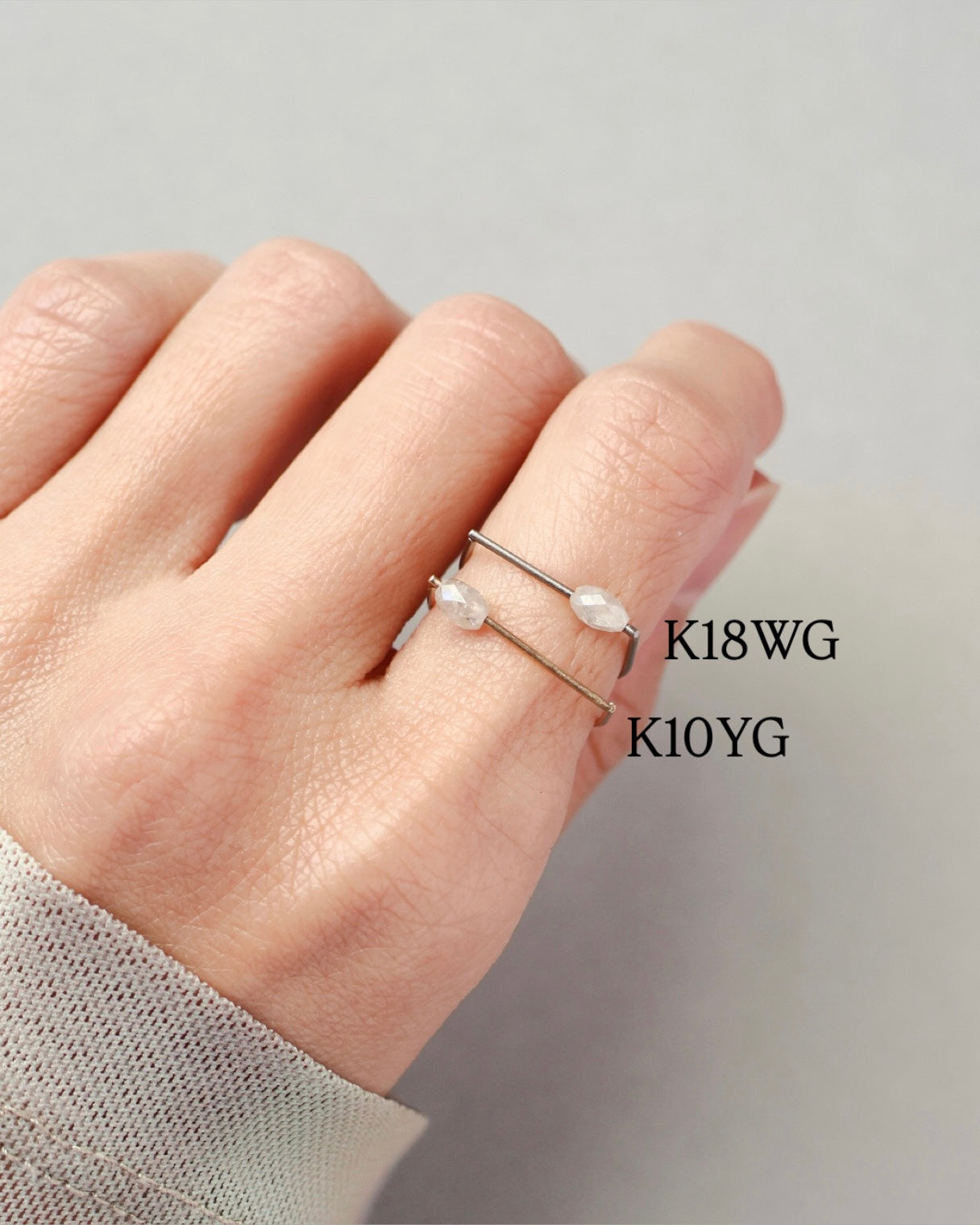 D ring “ヒトメボレ” K18