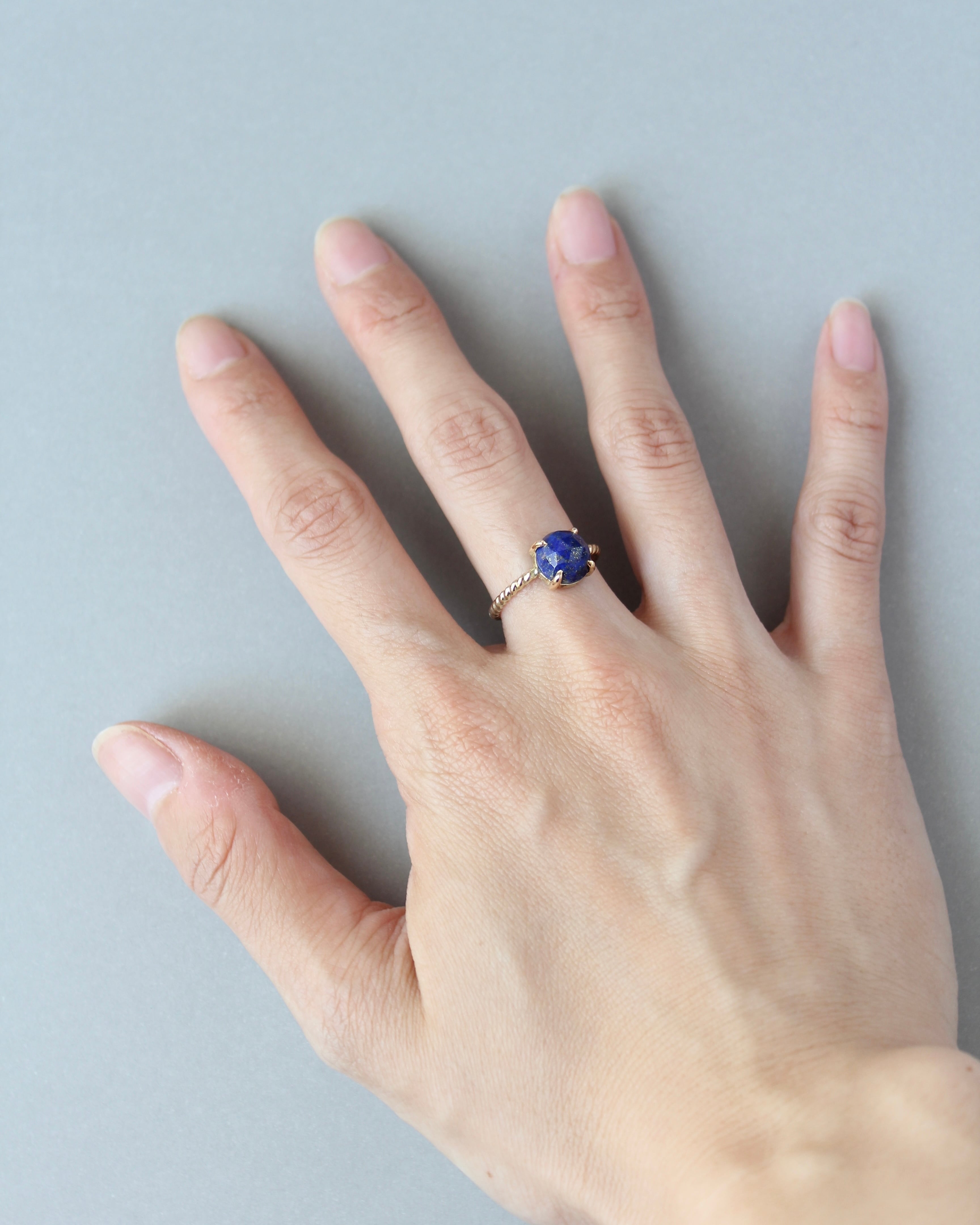 7号10号 K10 Twist ring ラピスラズリ