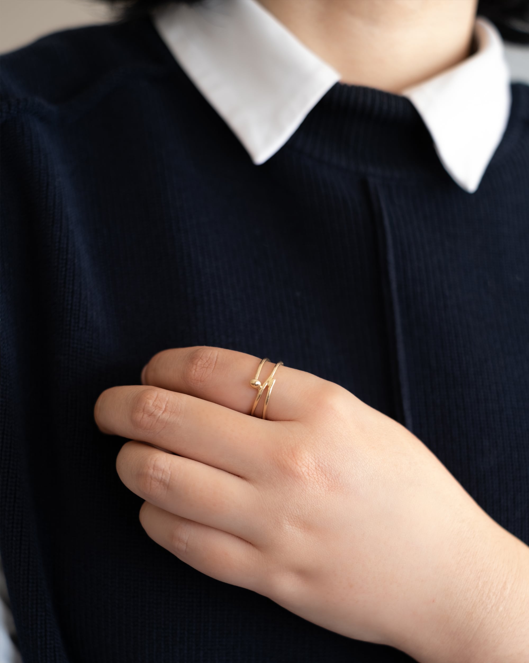 エノキタケスパイラルリング