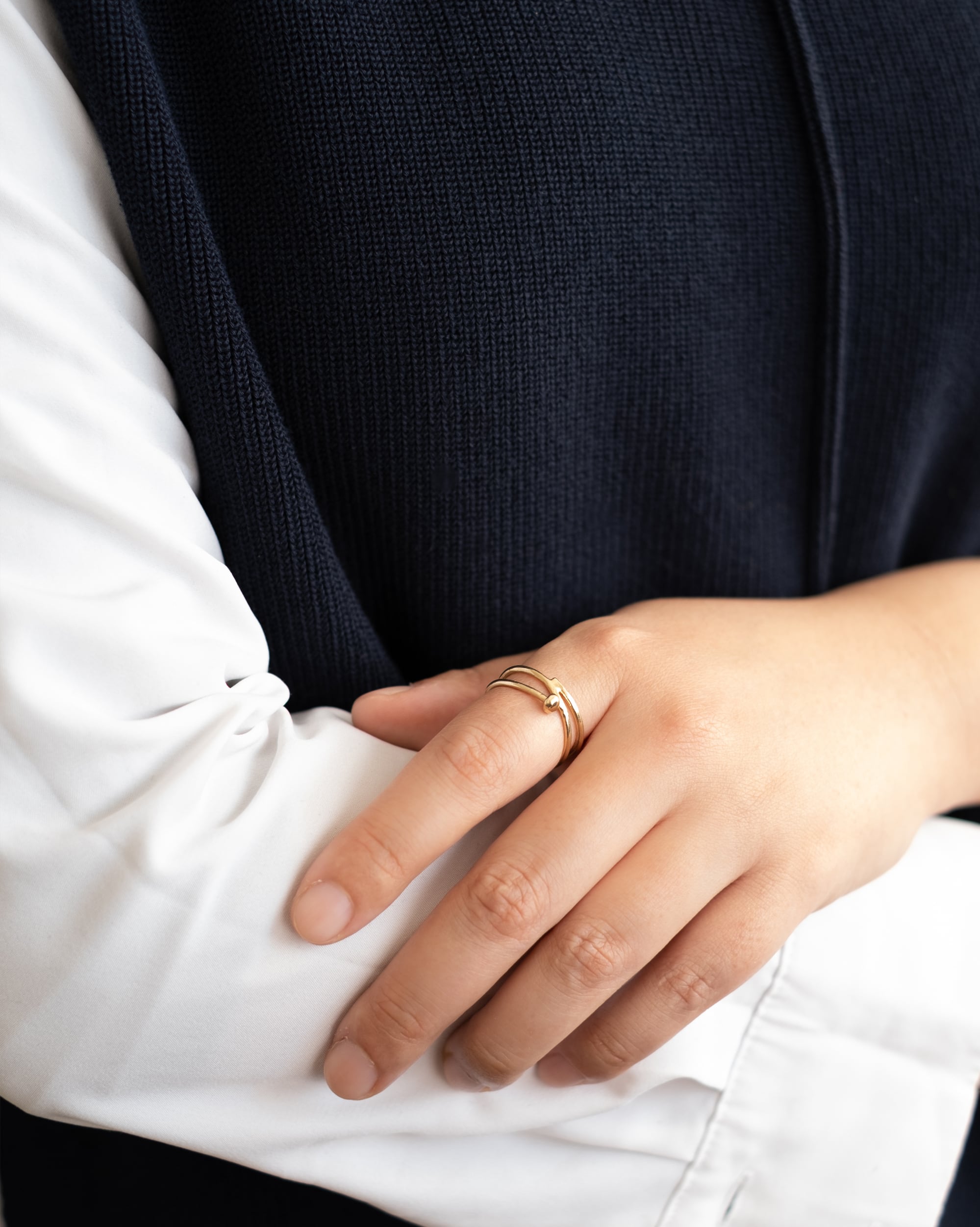 エノキタケスパイラルリング