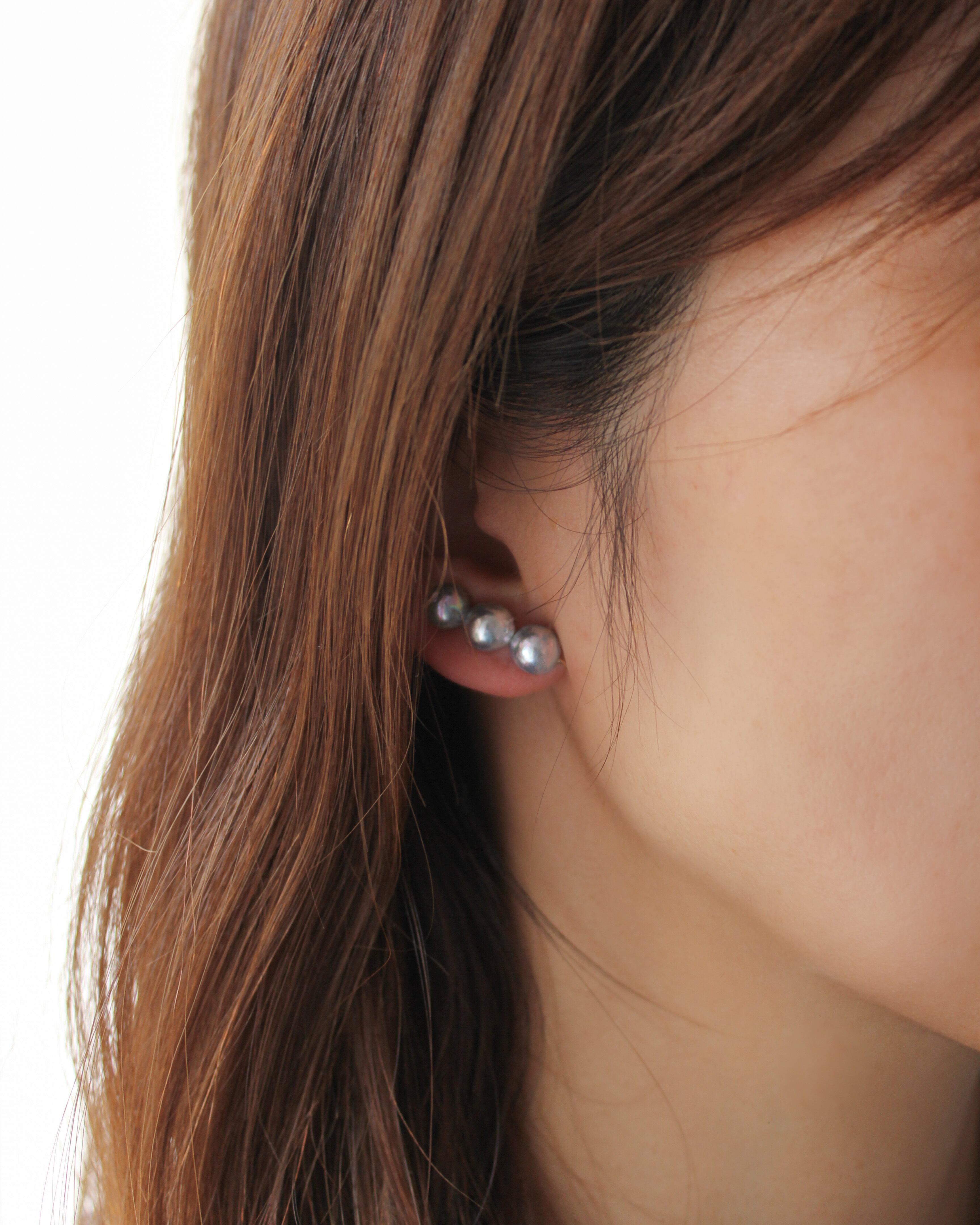 アコヤパール ロングイヤークリップ