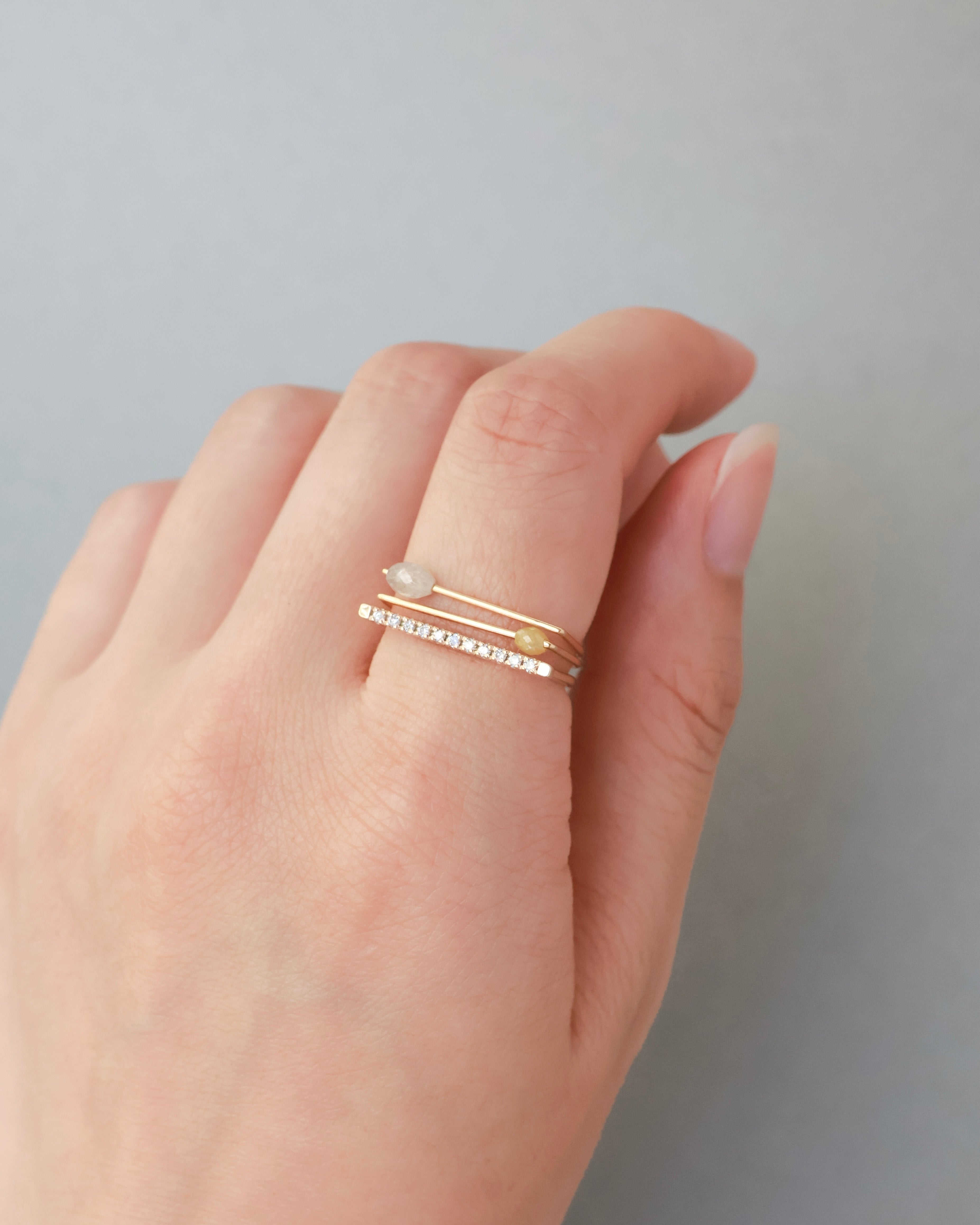 D ring “ヒトメボレ” K18