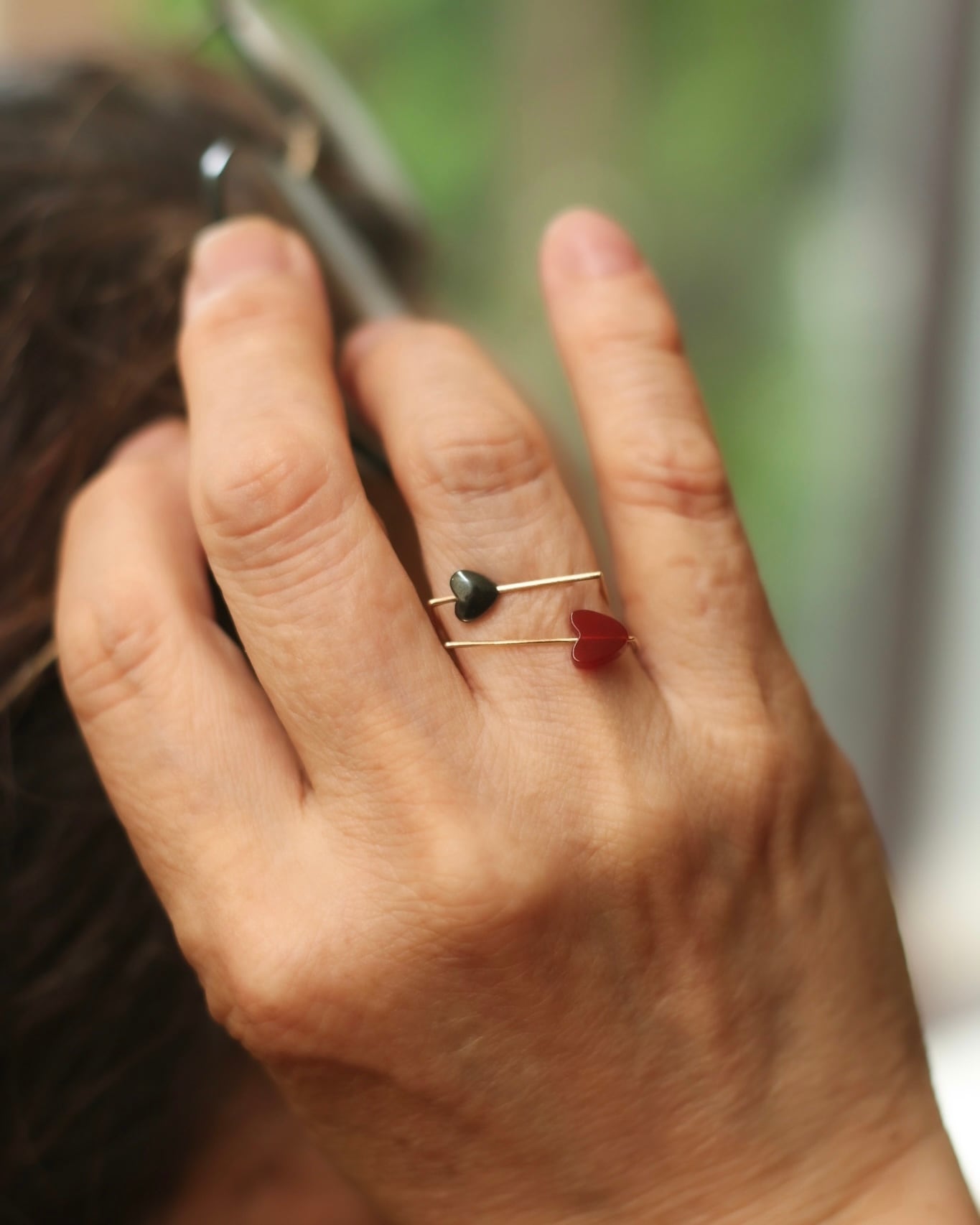 D ring "BLACK LADY"