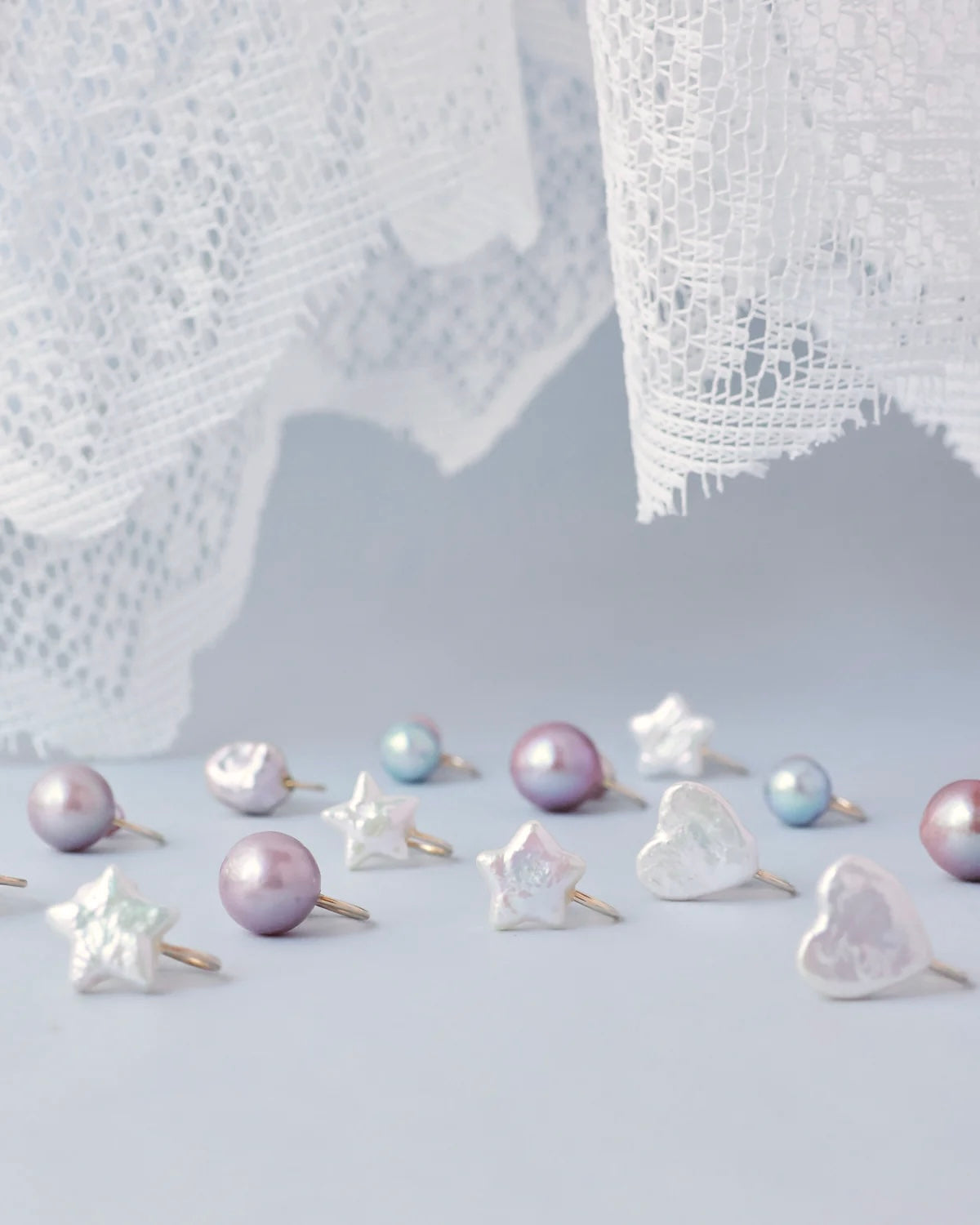 ♡パールイヤークリップ