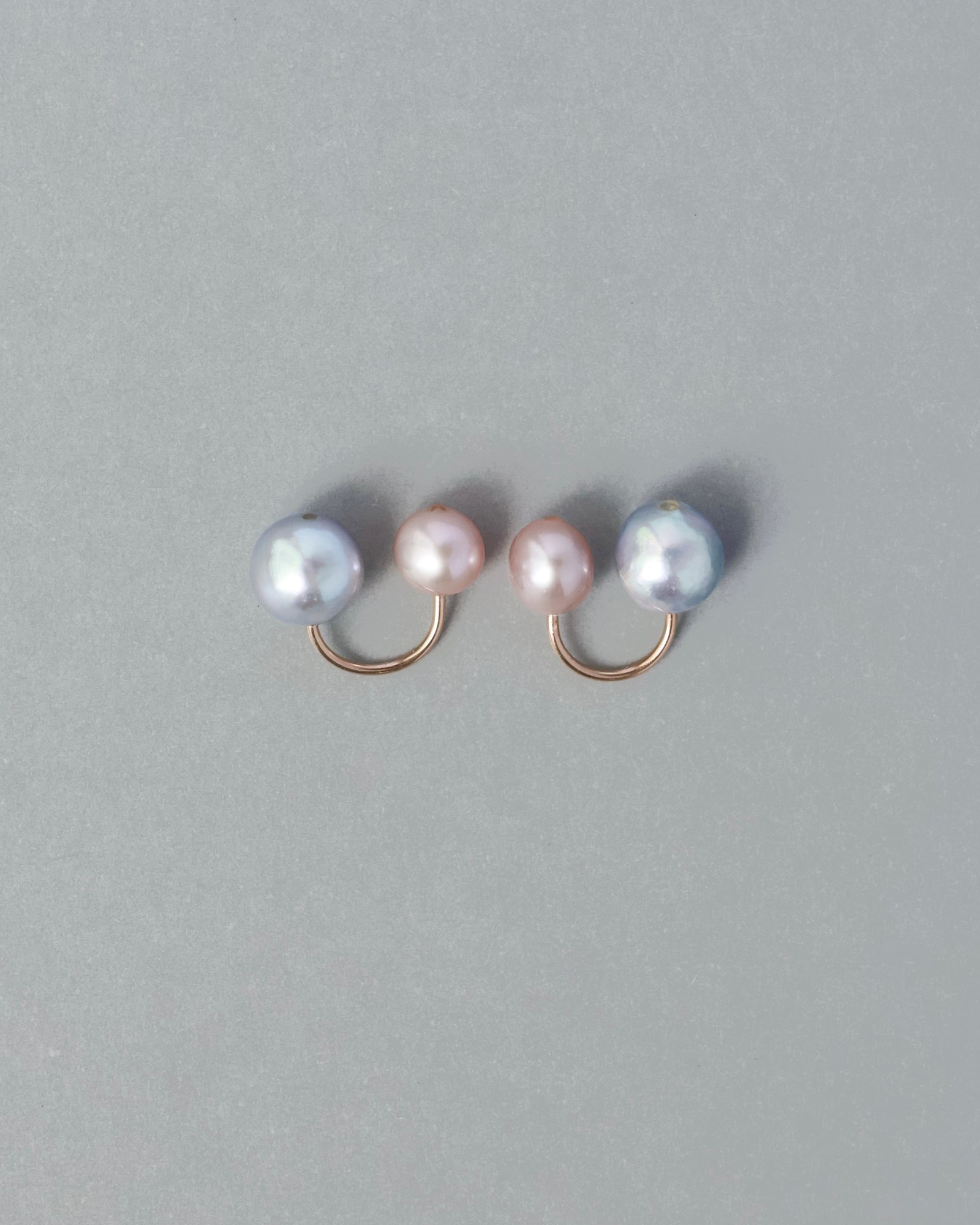 Wパールイヤークリップ