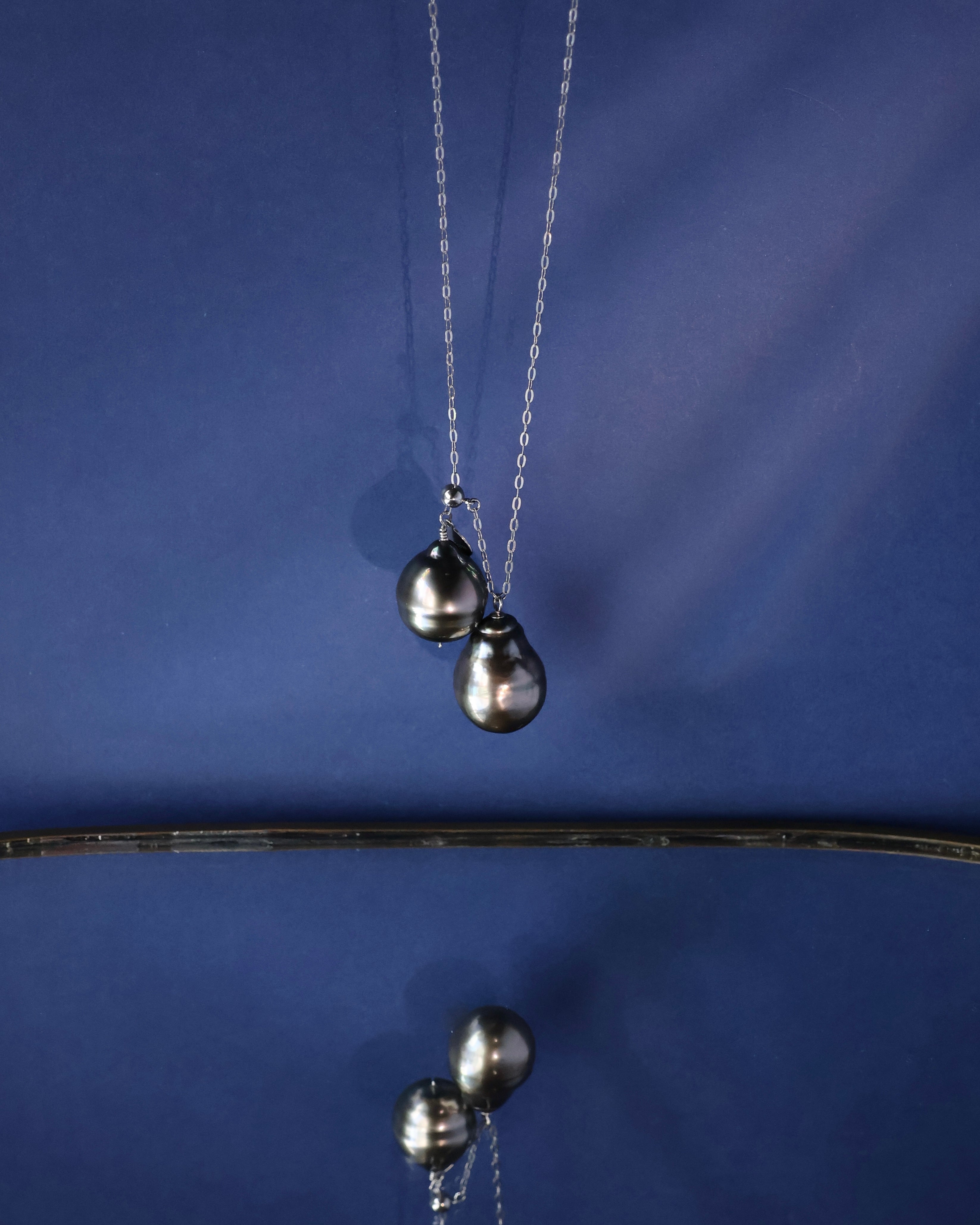 “私の庭” 雪の夜