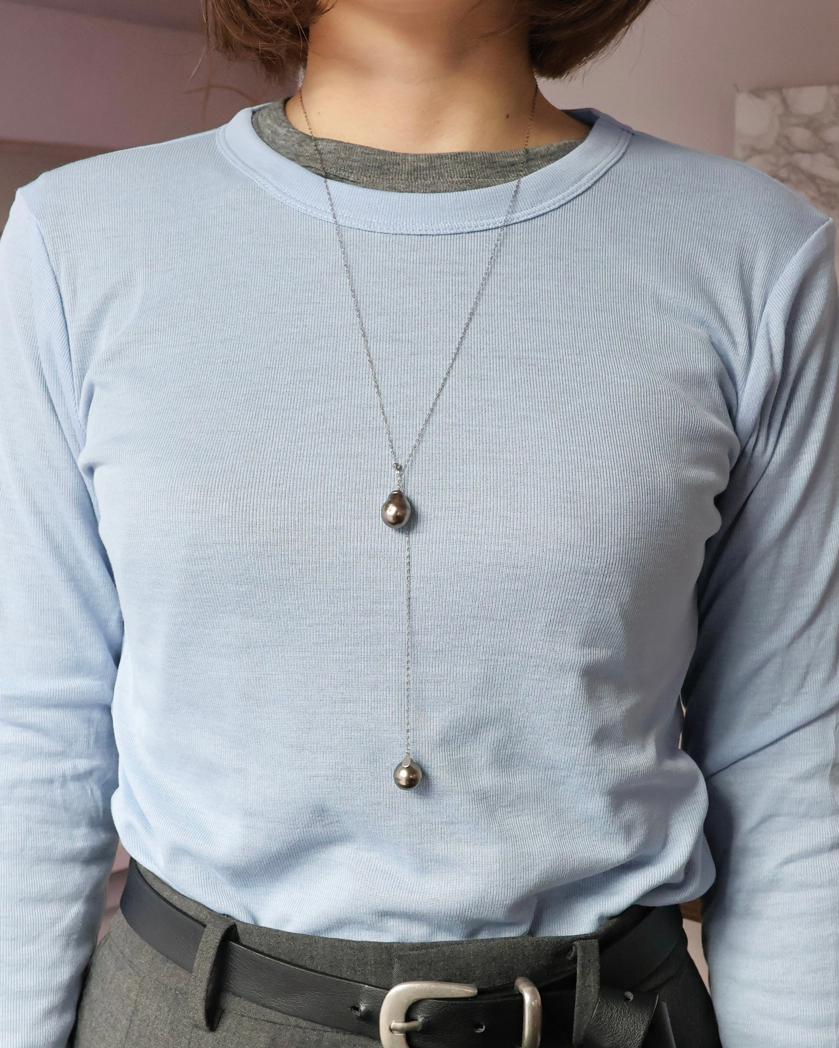 “私の庭” 雪の夜