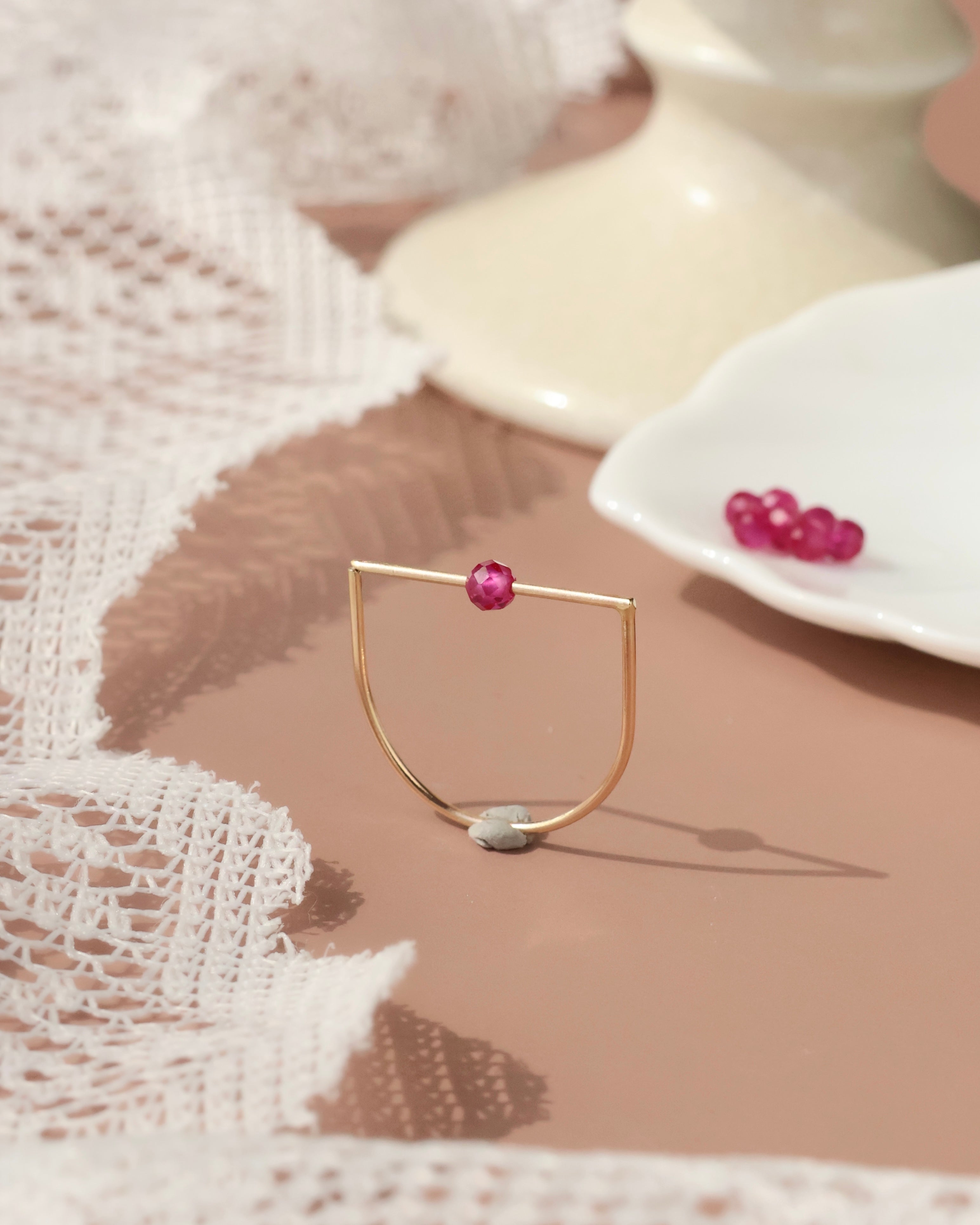 【3月限定】D ring “pink pepper”