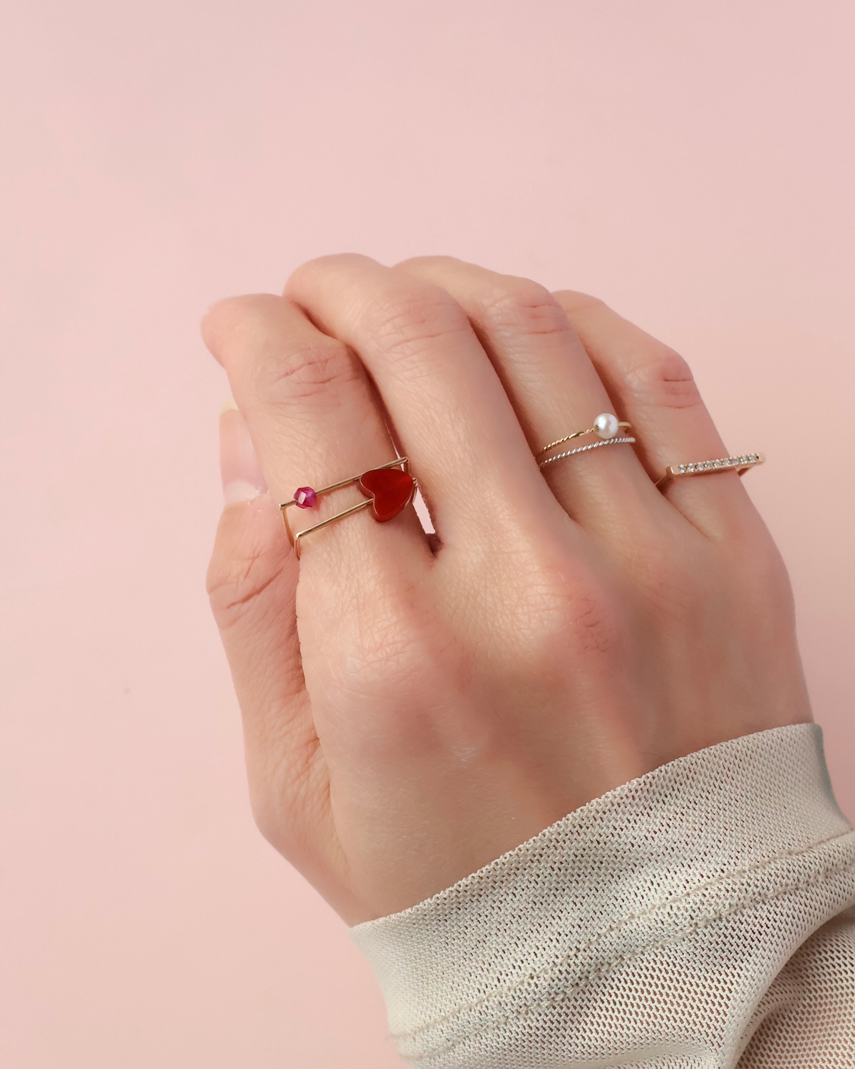 【2026年3月限定】D ring “pink pepper”