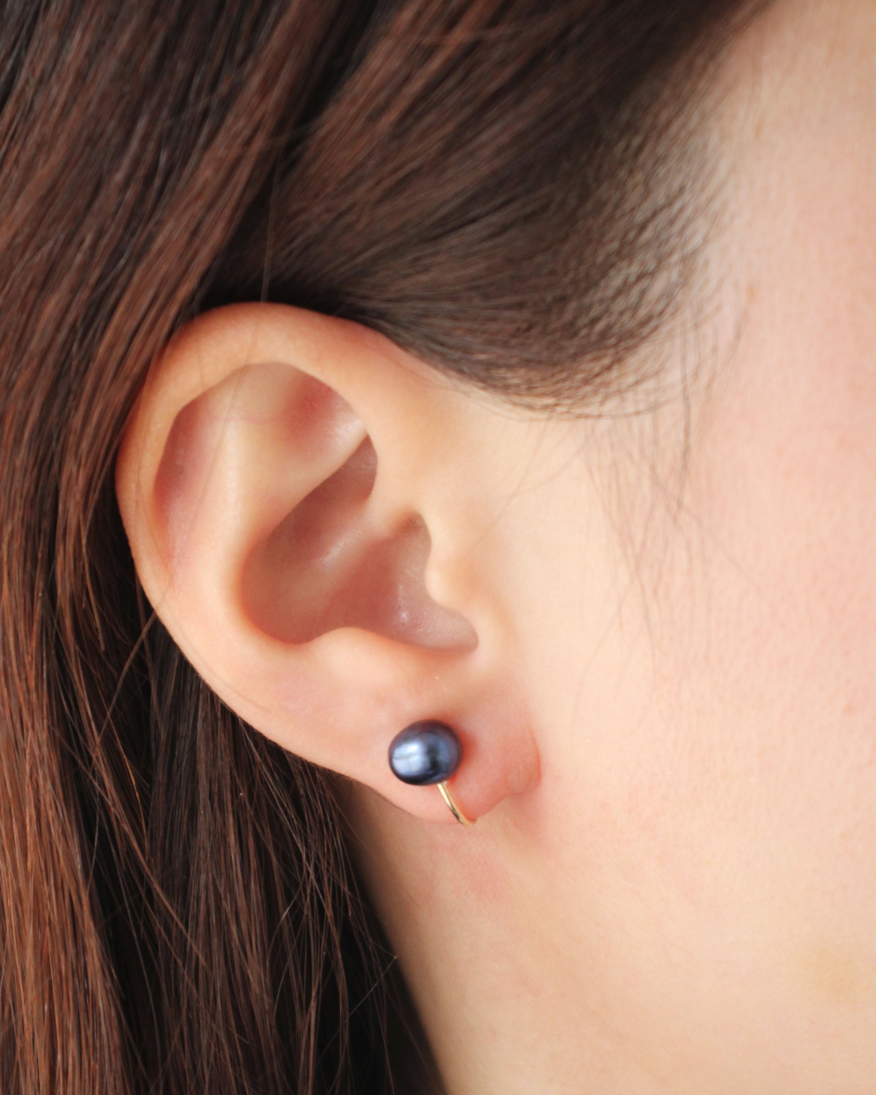 Wパールイヤークリップ