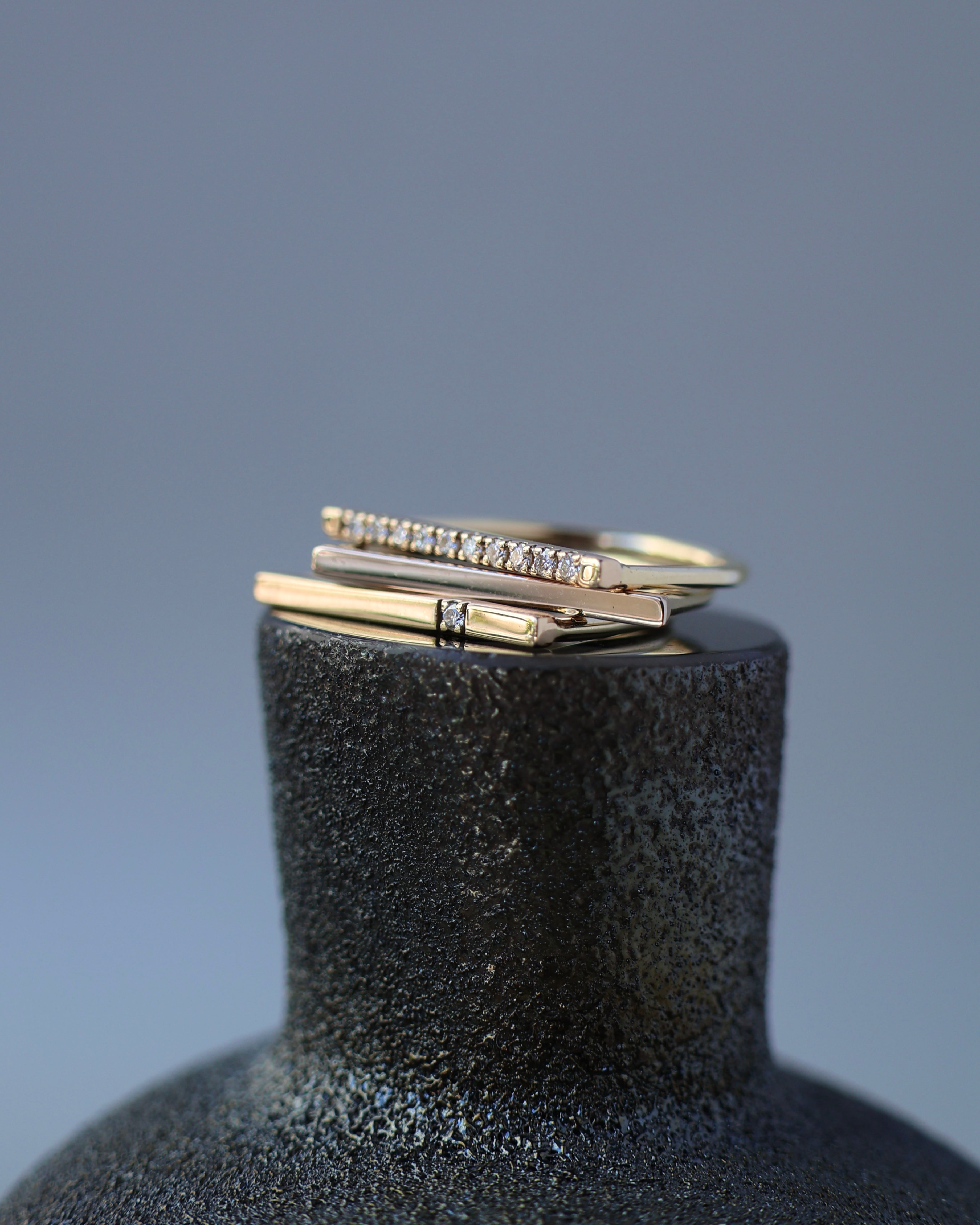 ピンキー steps D ring “milkyway”
