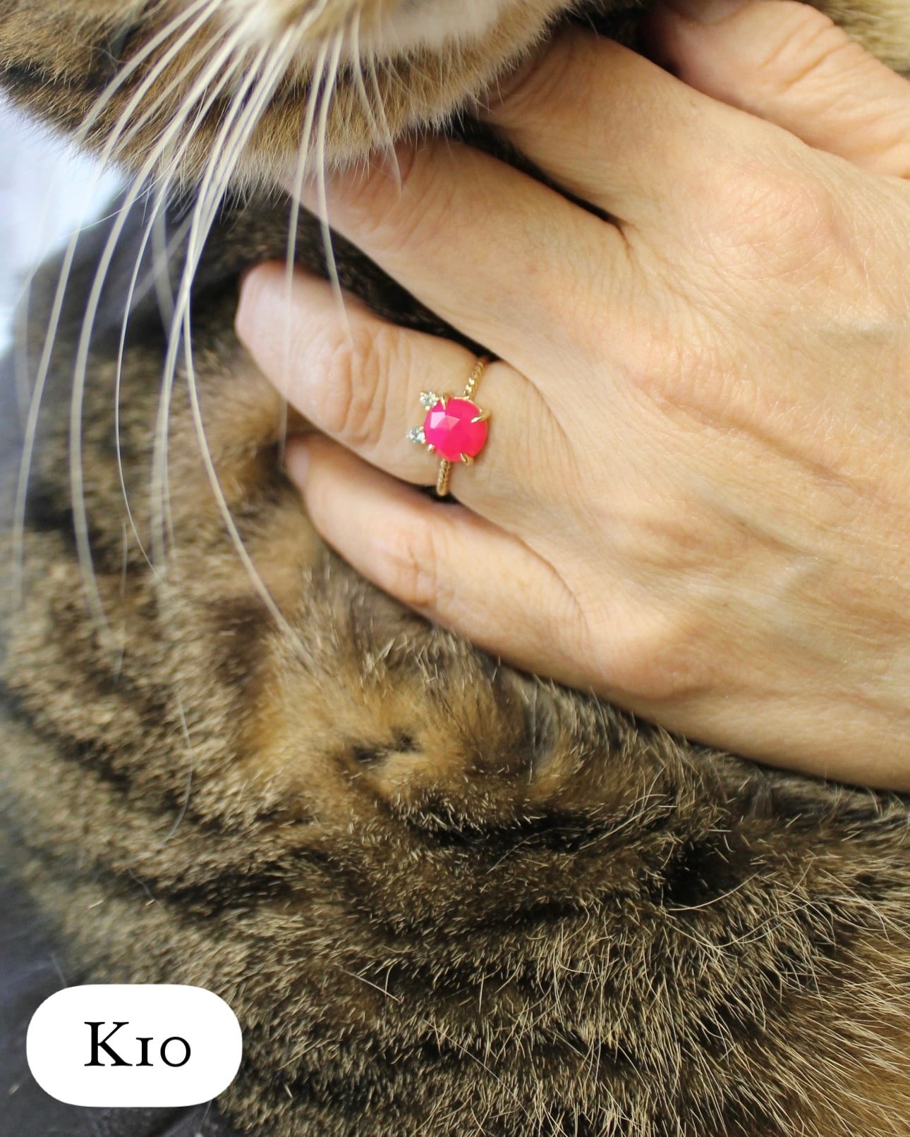 【K10】Twist ring “CAT” シャローズヴィフ