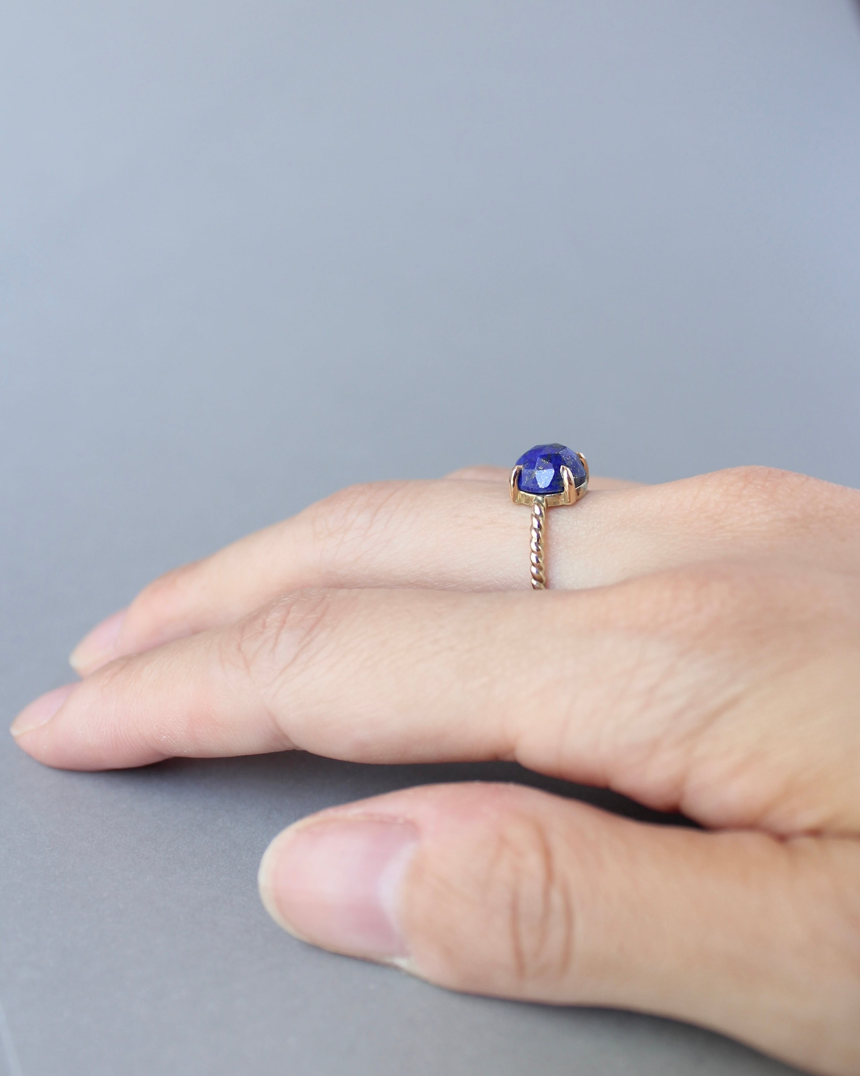 7号10号 K10 Twist ring ラピスラズリ