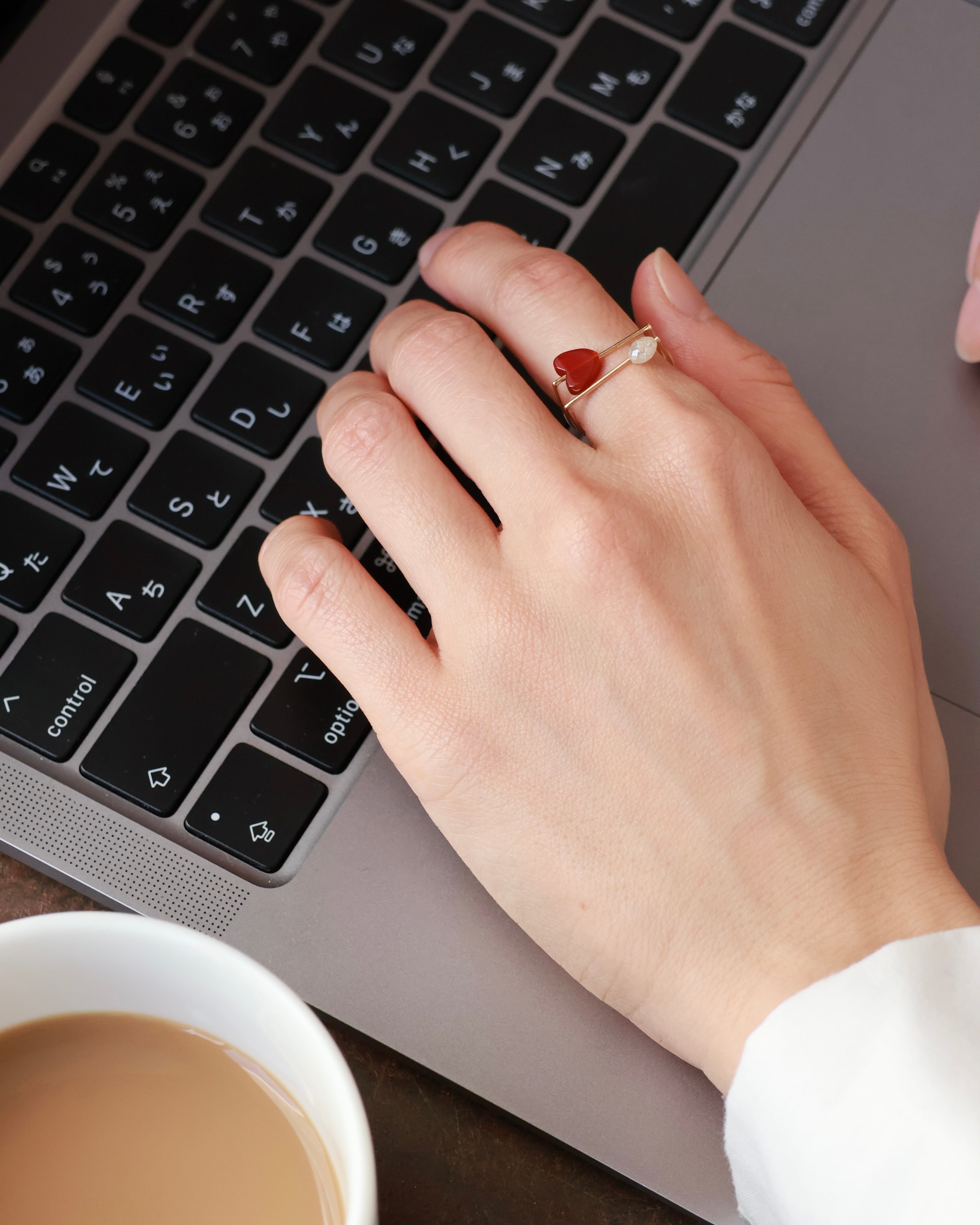 D ring “ヒトメボレ” K18