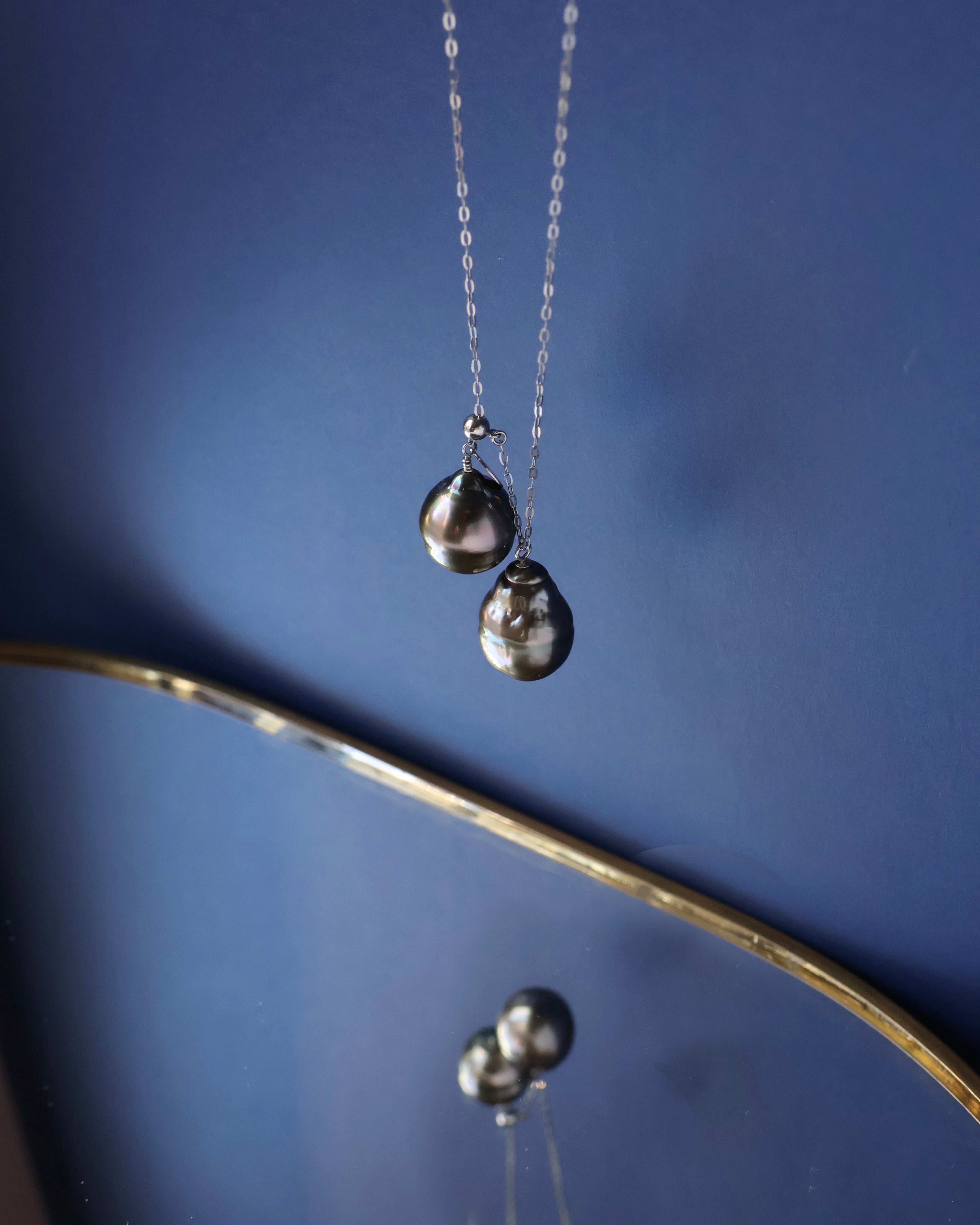 “私の庭” 雪の夜