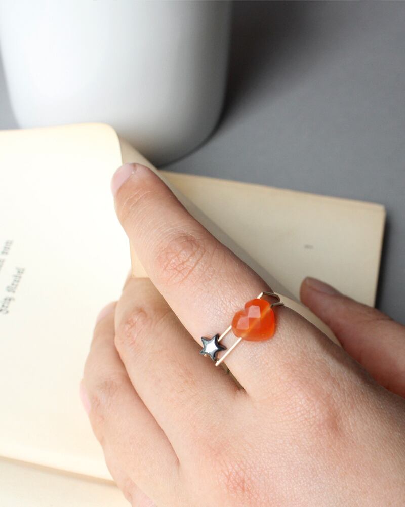 【2022年11月限定】D ring "candy orange"