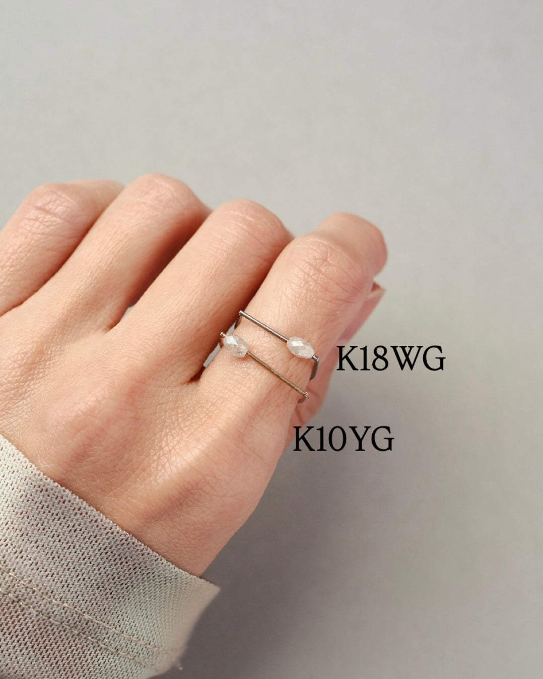 D ring “ヒトメボレ” K18