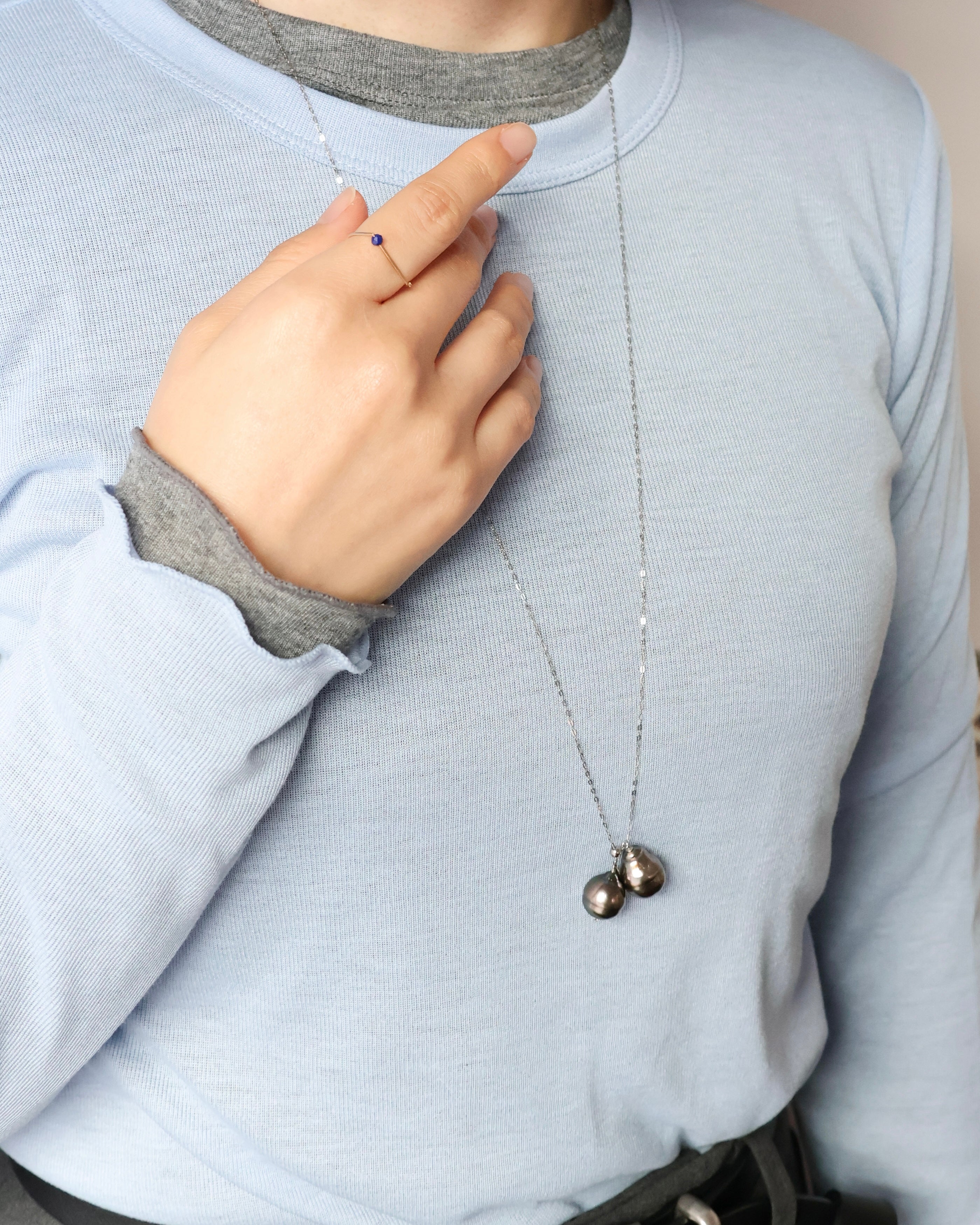 “私の庭” 雪の夜