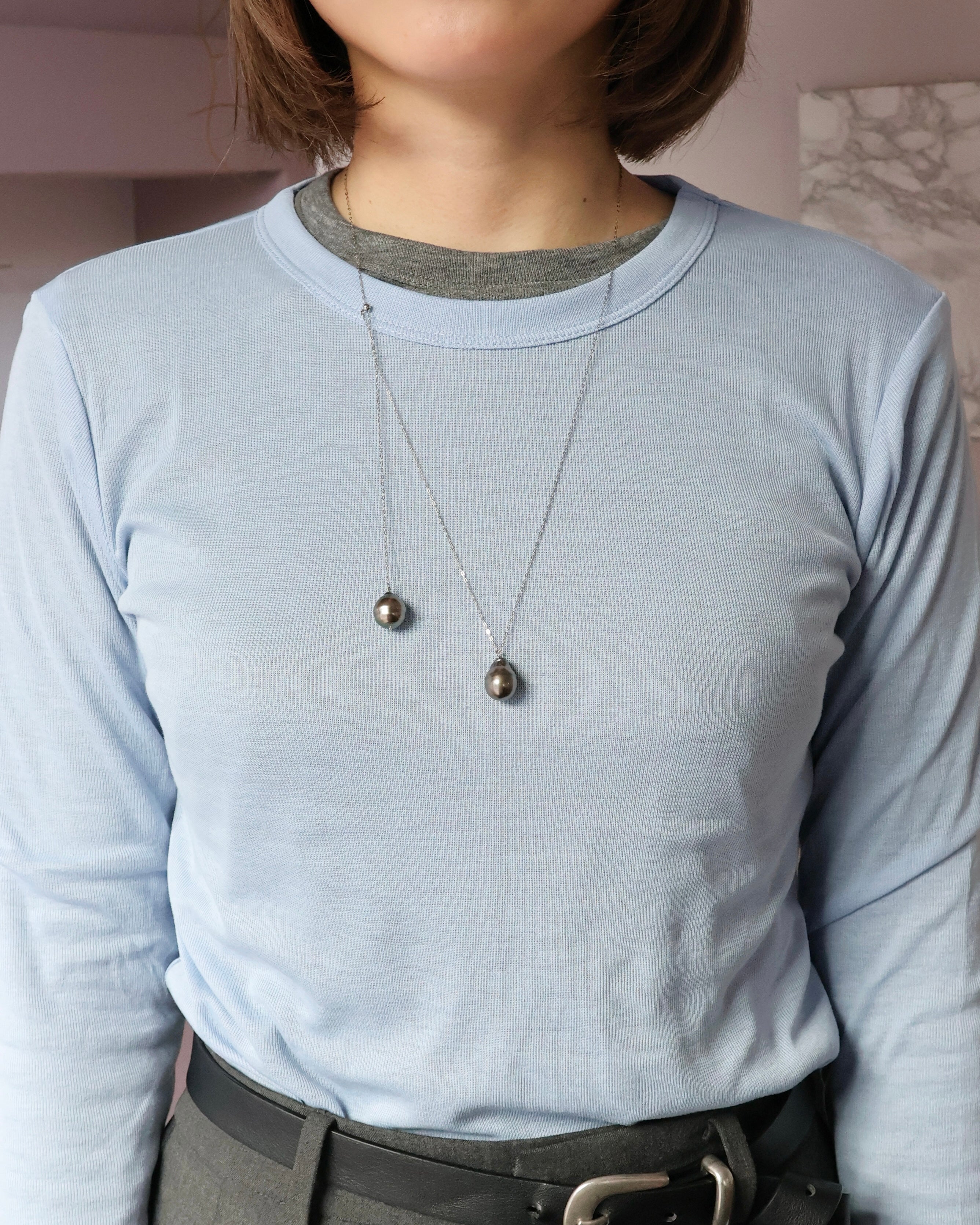 “私の庭” 雪の夜