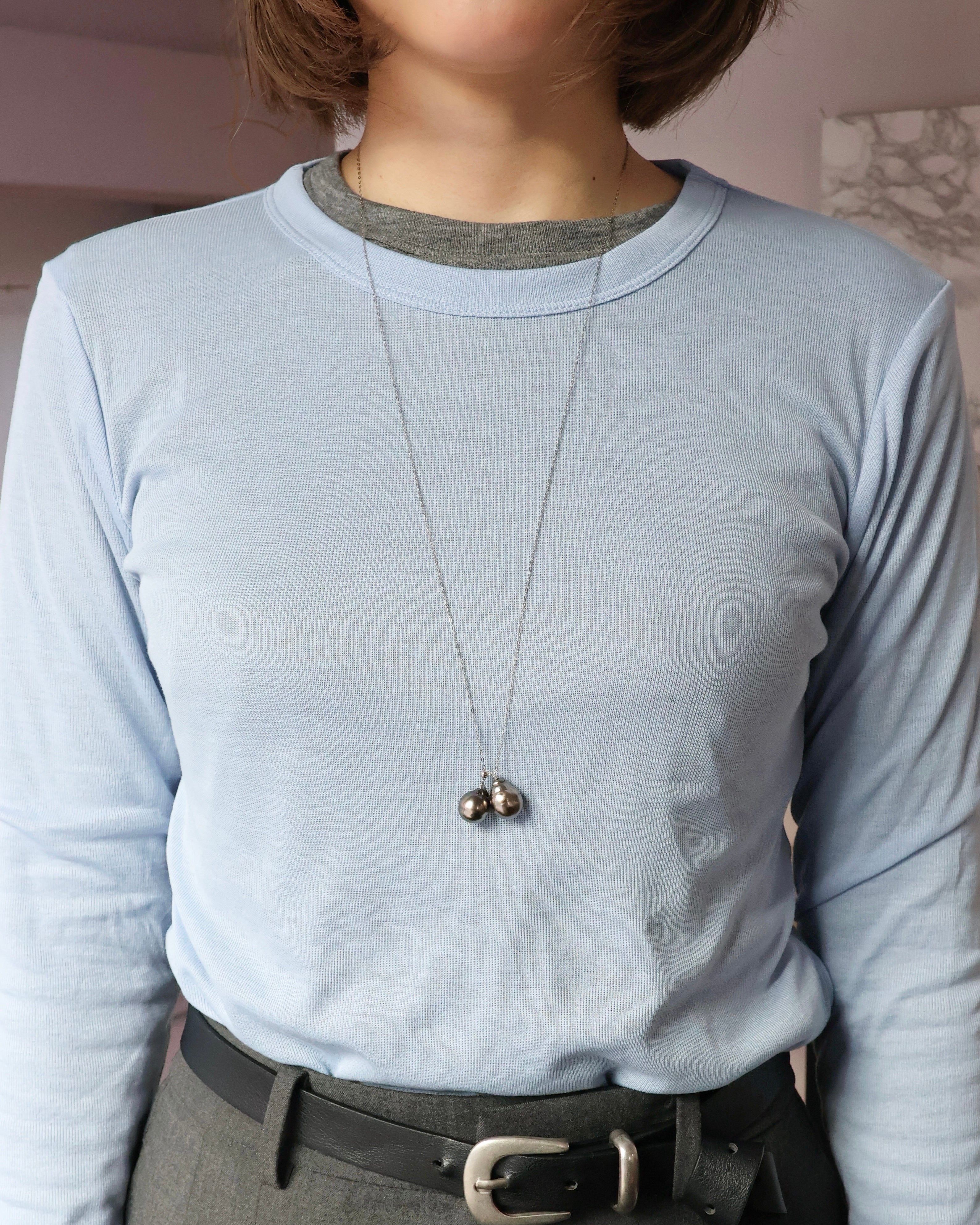 “私の庭” 雪の夜