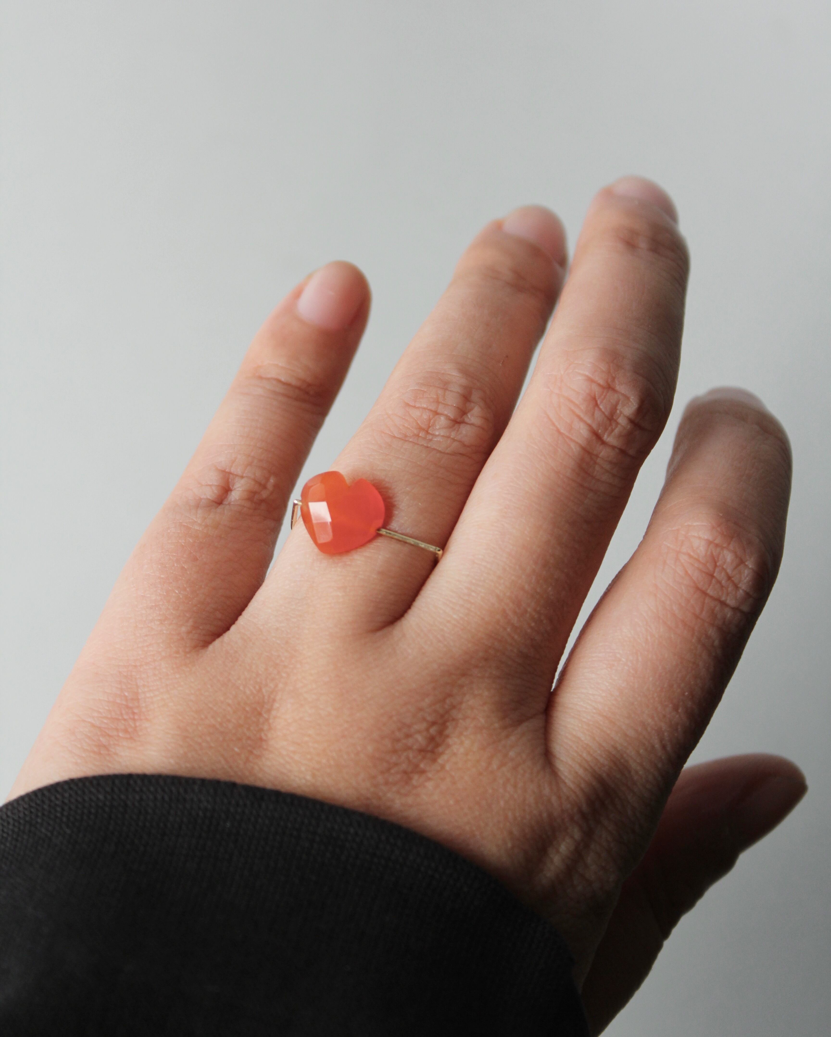 【2022年11月限定】D ring "candy orange"