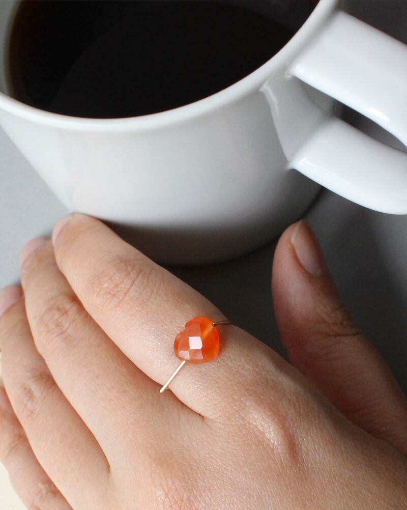 【2022年11月限定】D ring "candy orange"