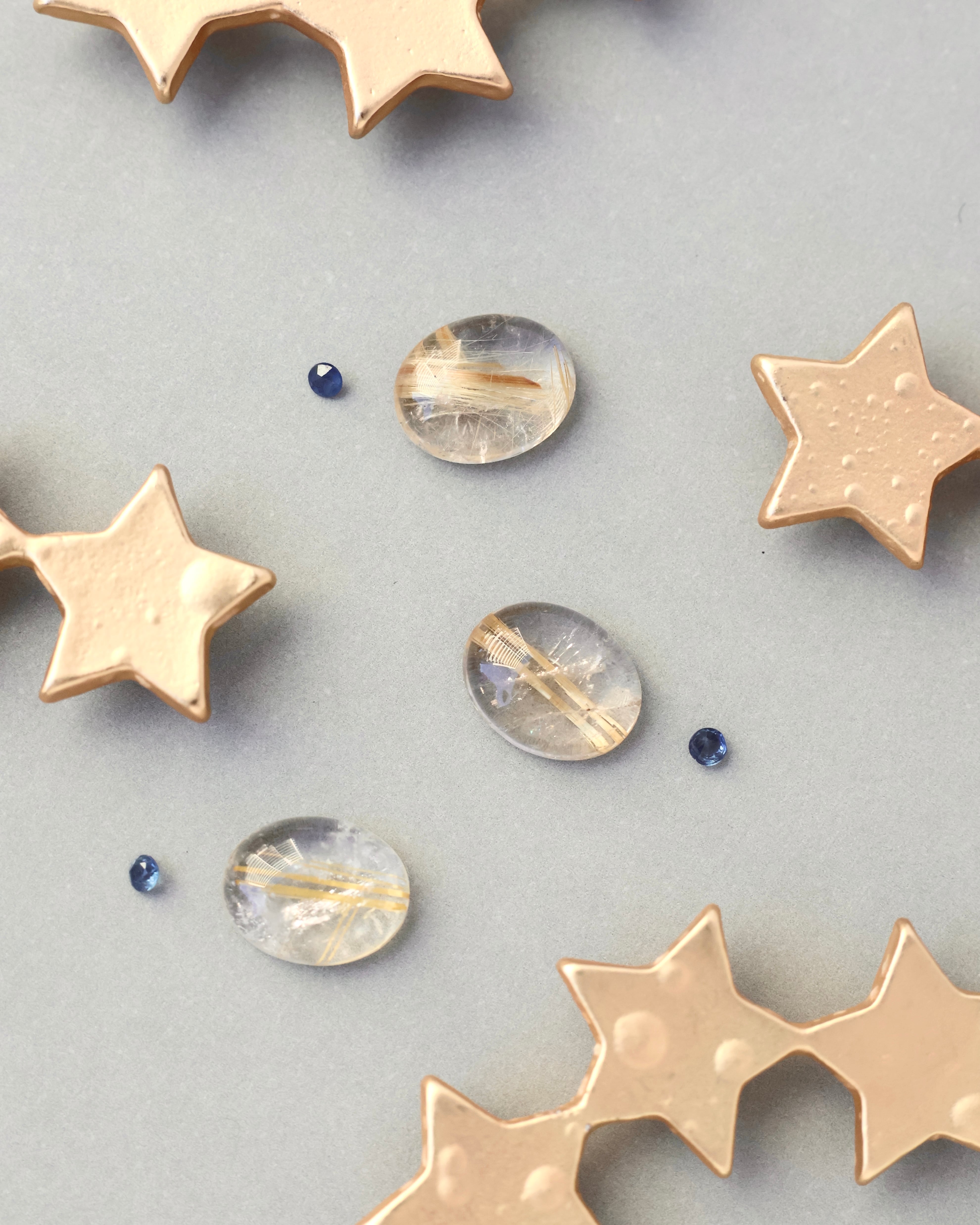 【Silver925】Twist ring+1stone “Star tail”