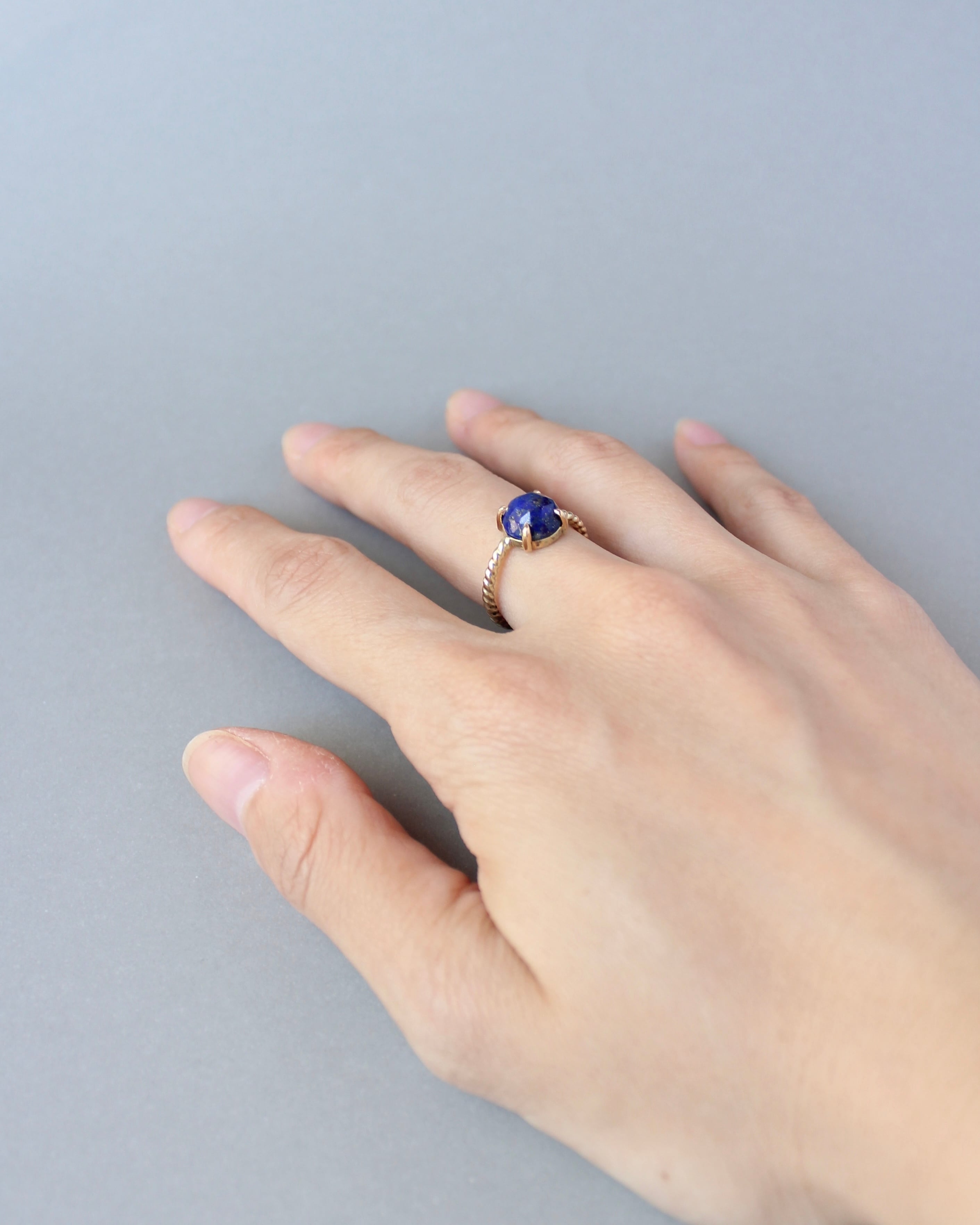 7号10号 K10 Twist ring ラピスラズリ
