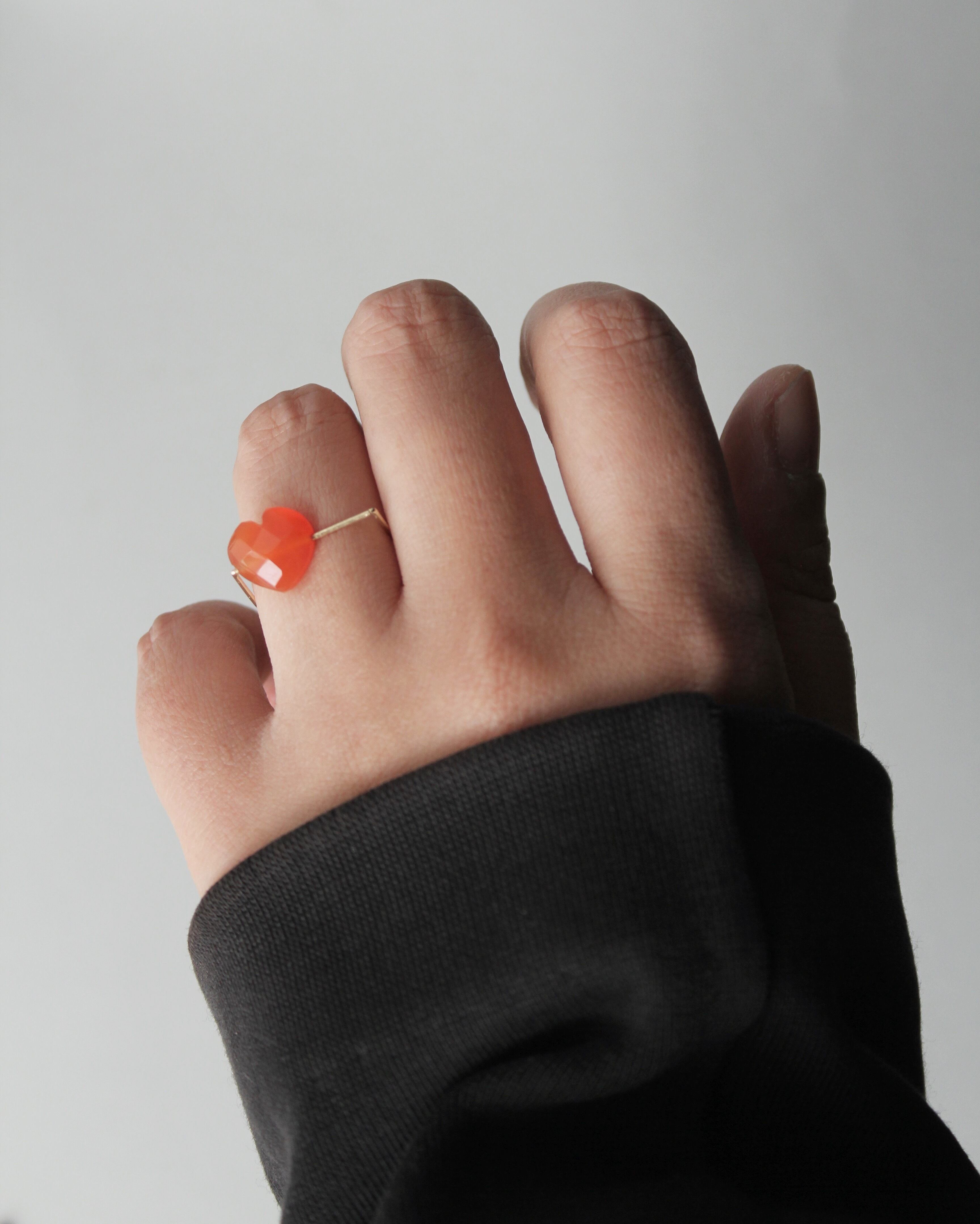 【2022年11月限定】D ring "candy orange"